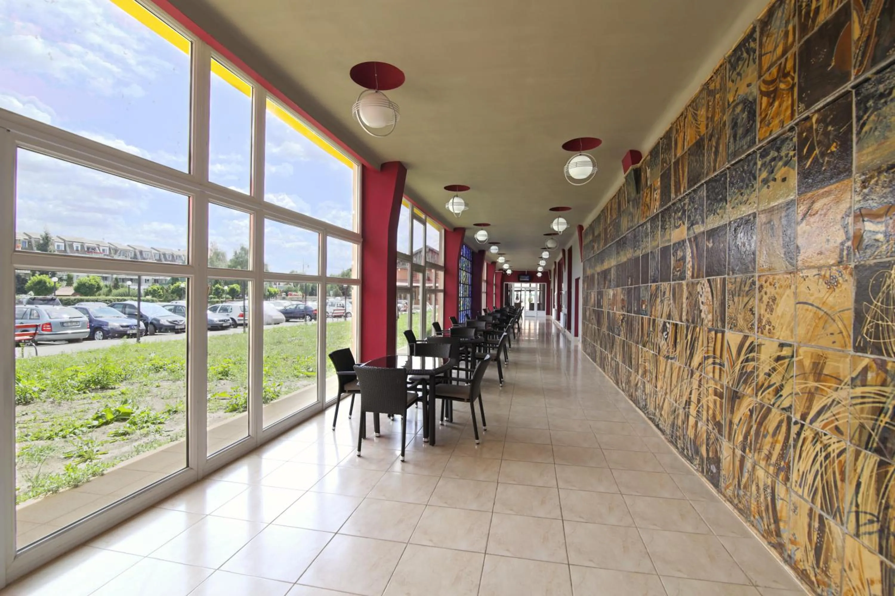 Patio in Complex Balnear Cerbul