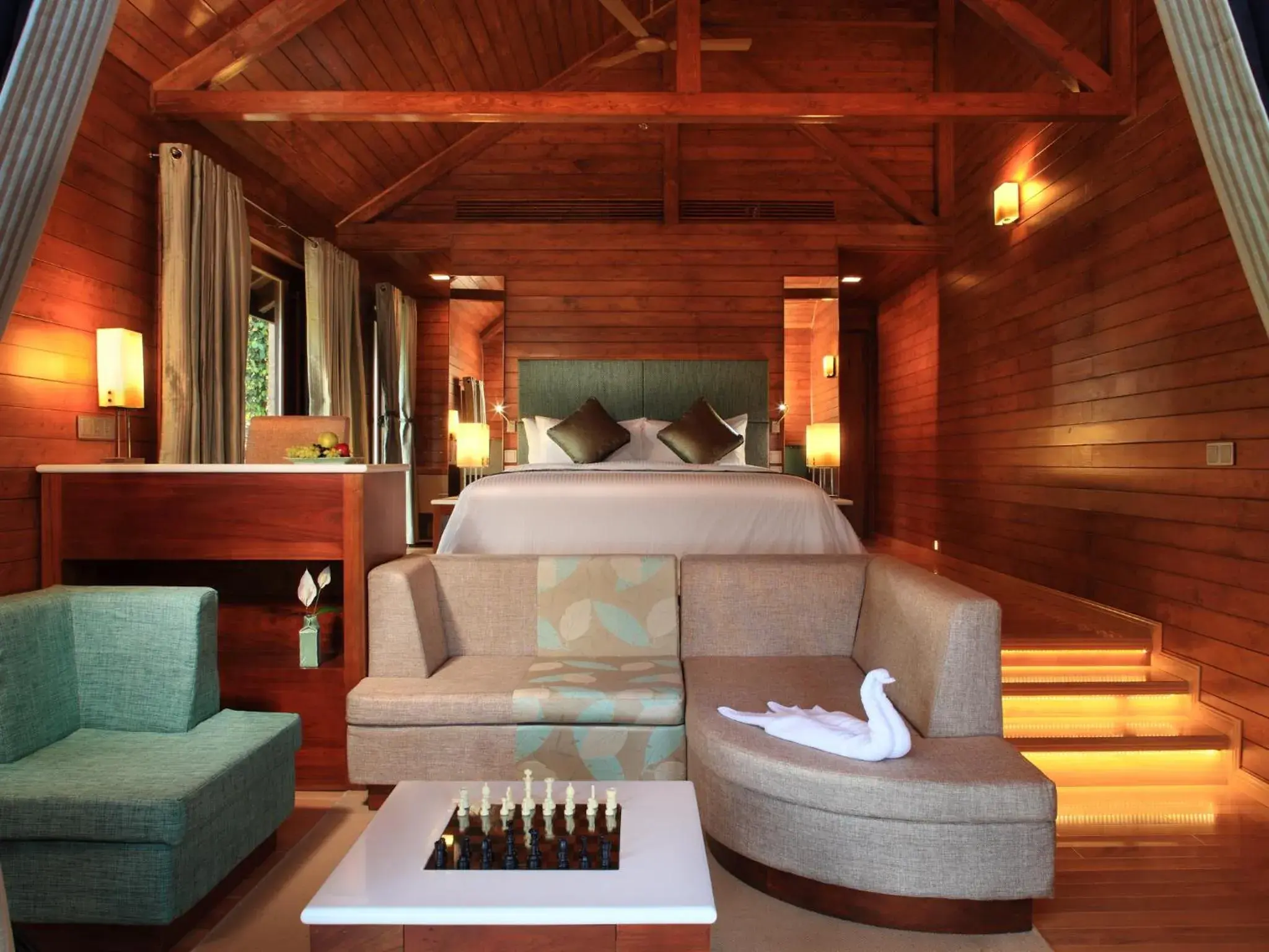 Bed in The Tamara Coorg Bed in The Tamara Coorg