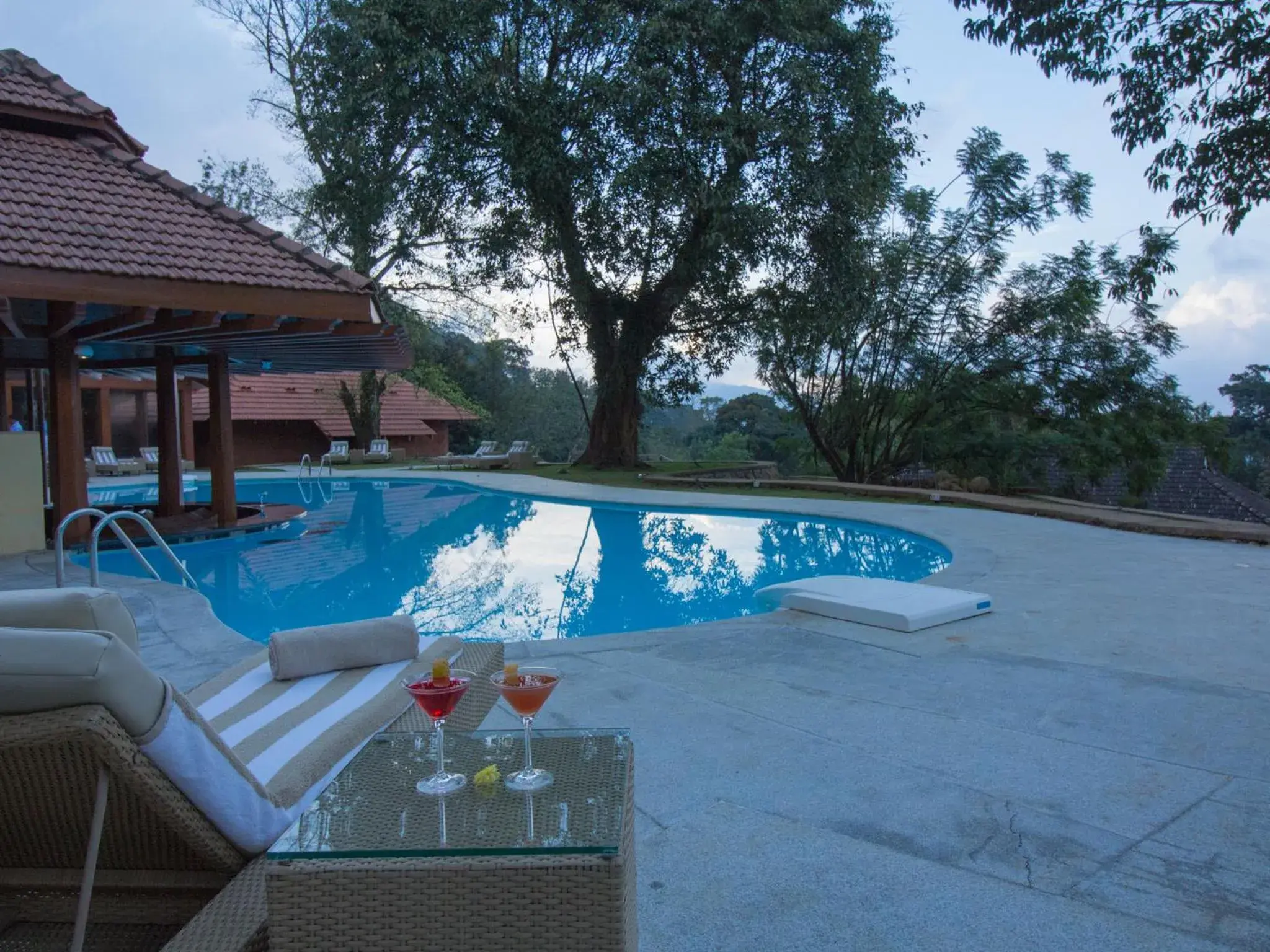 Swimming pool in The Tamara Coorg Swimming pool in The Tamara Coorg