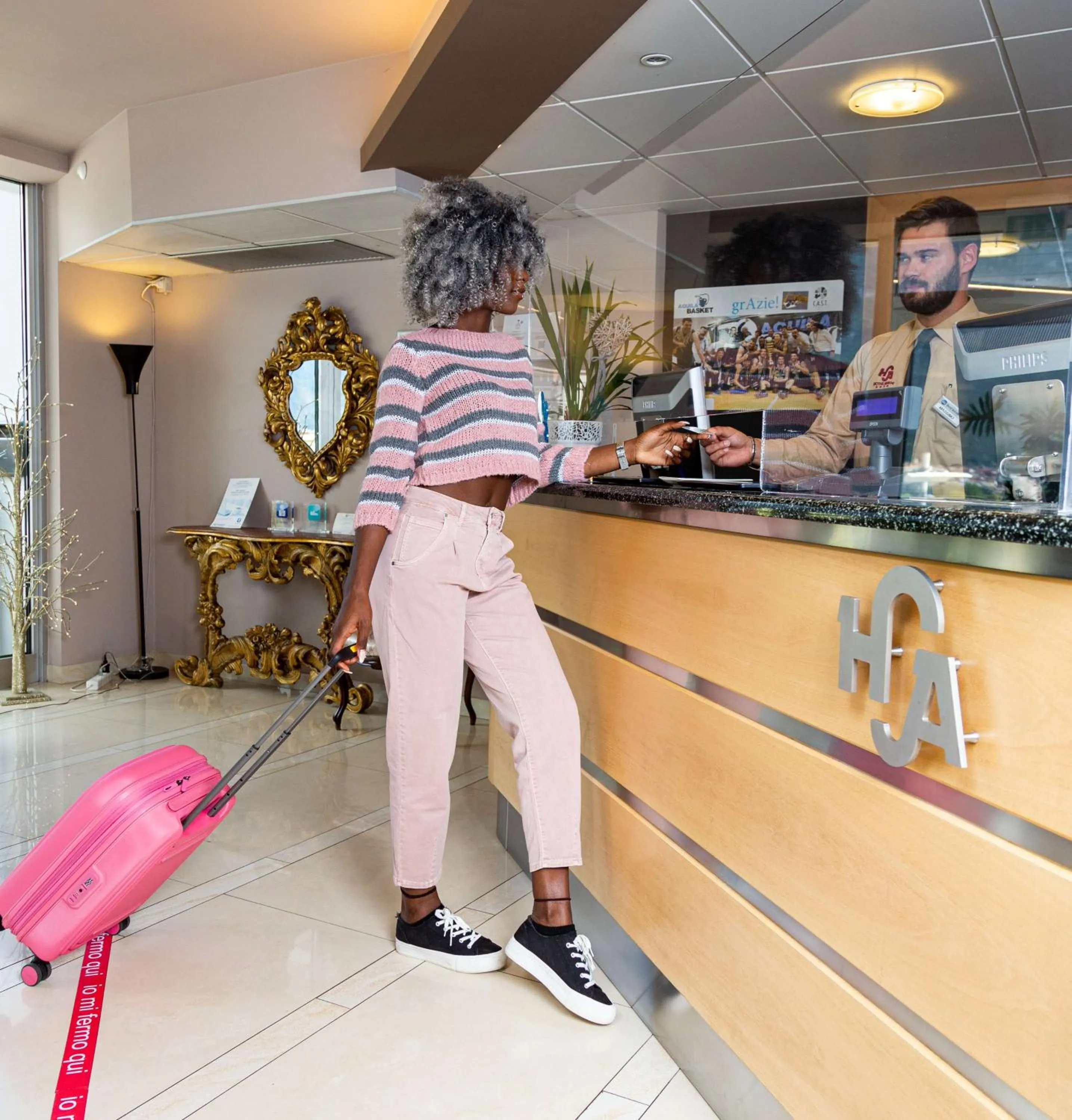 Lobby or reception in Best Western Hotel Adige