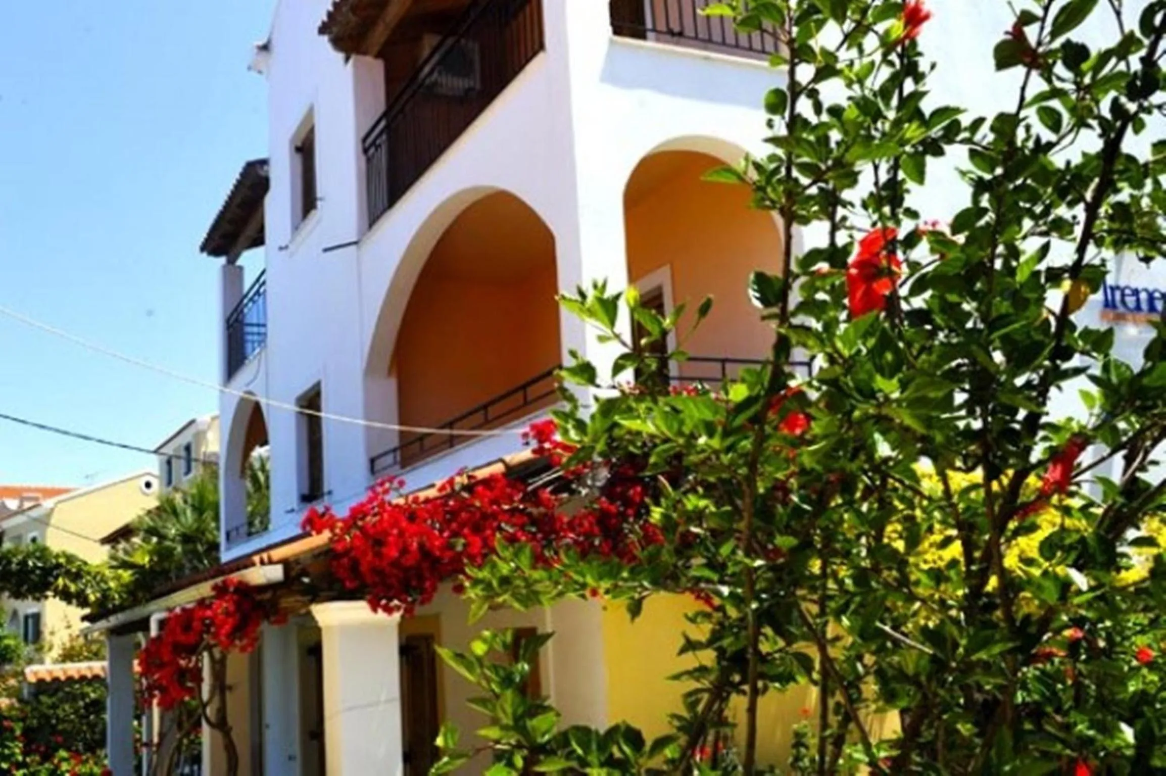 Facade/entrance in Irene Apartments