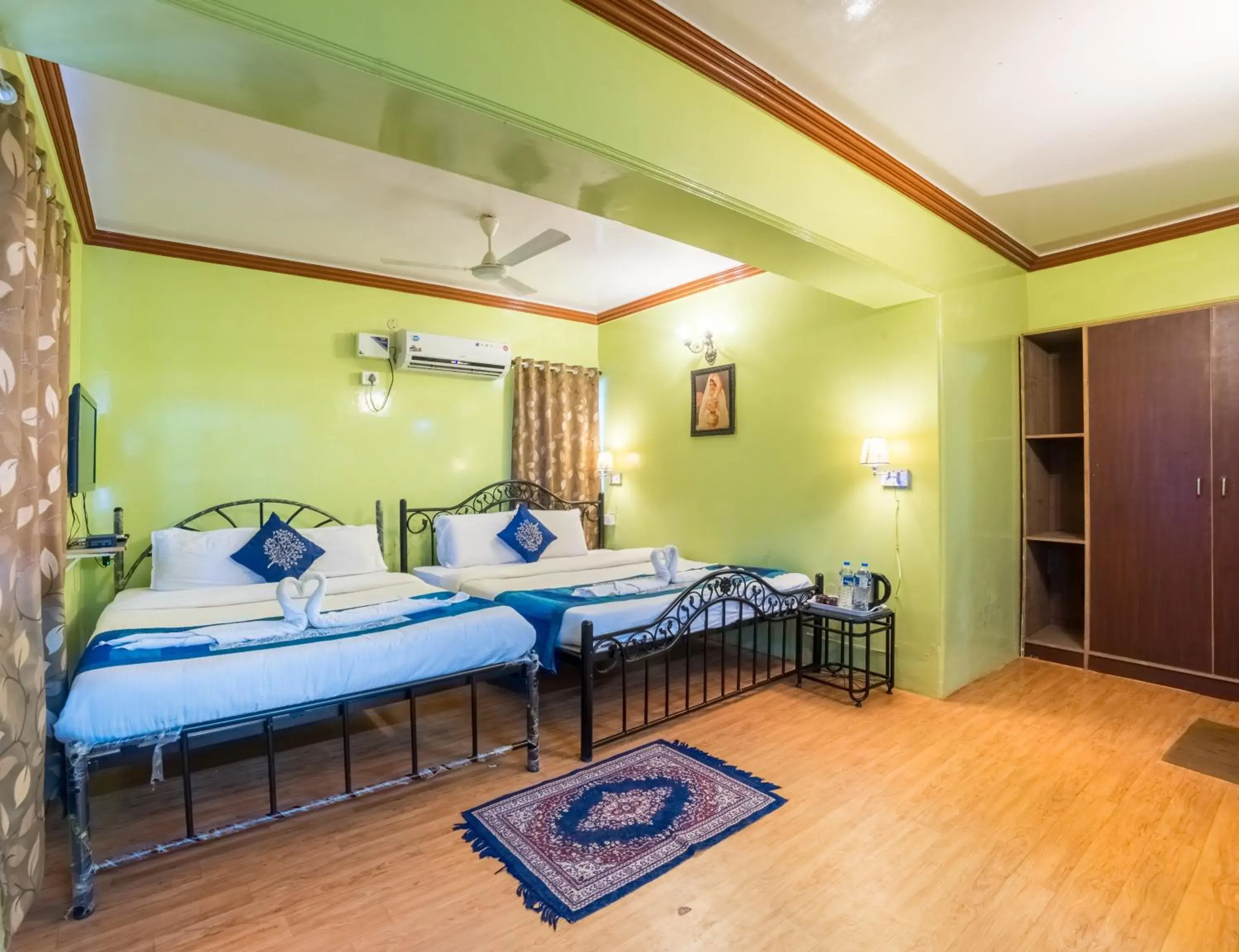 King Room with Two King Beds - single occupancy in Kiara Hotel Goa King Room with Two King Beds - single occupancy in Kiara Hotel Goa