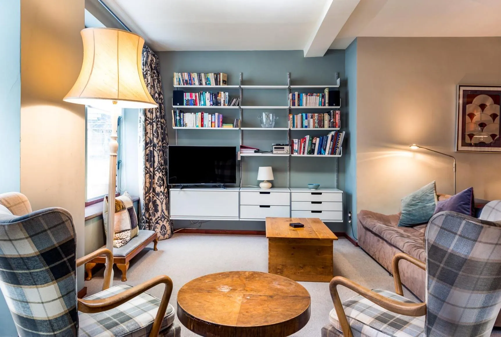 Living room in Princes Gate Mews