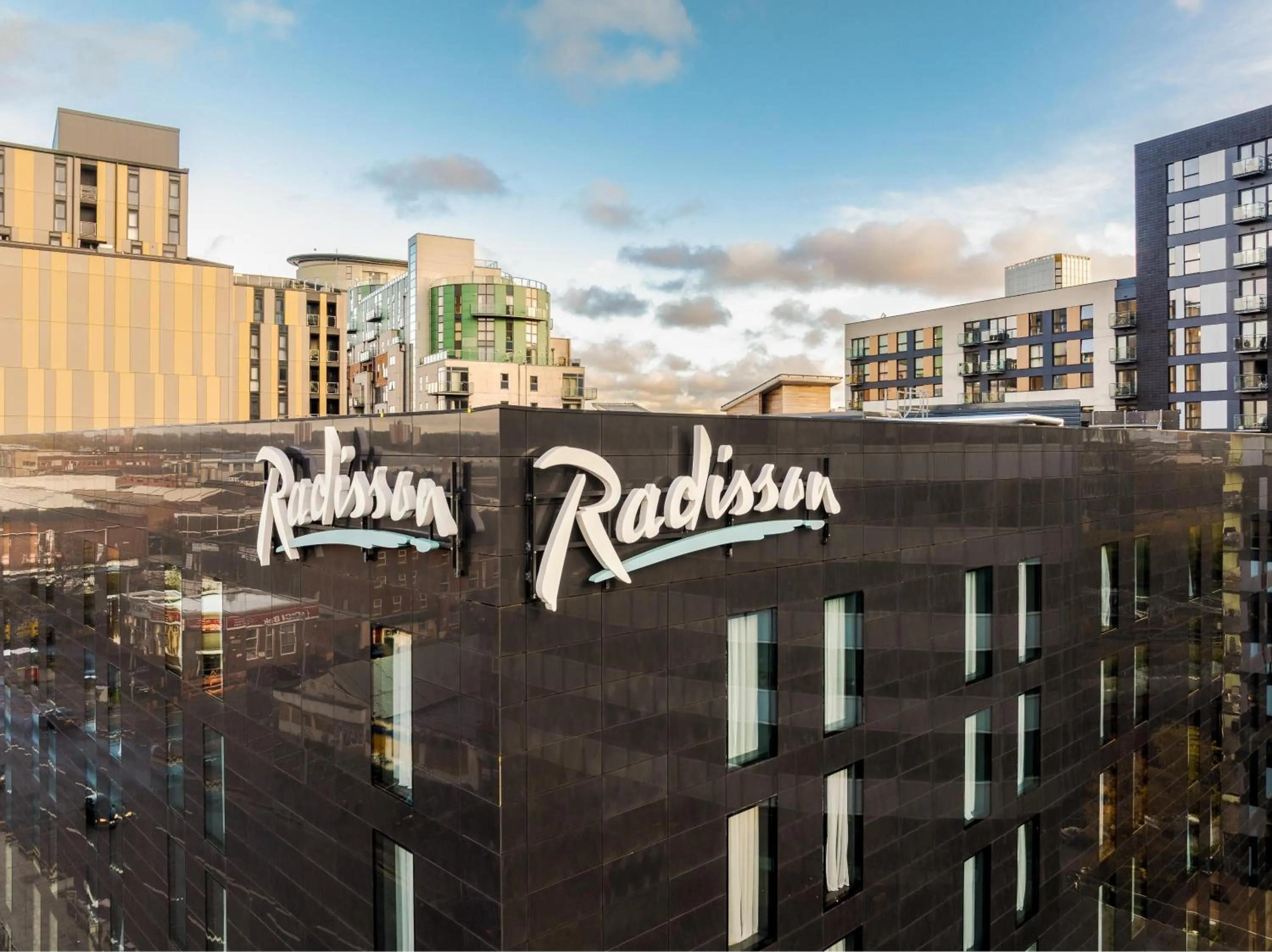 Property building in Radisson Hotel Manchester City Centre, A Verified Net Zero Hotel