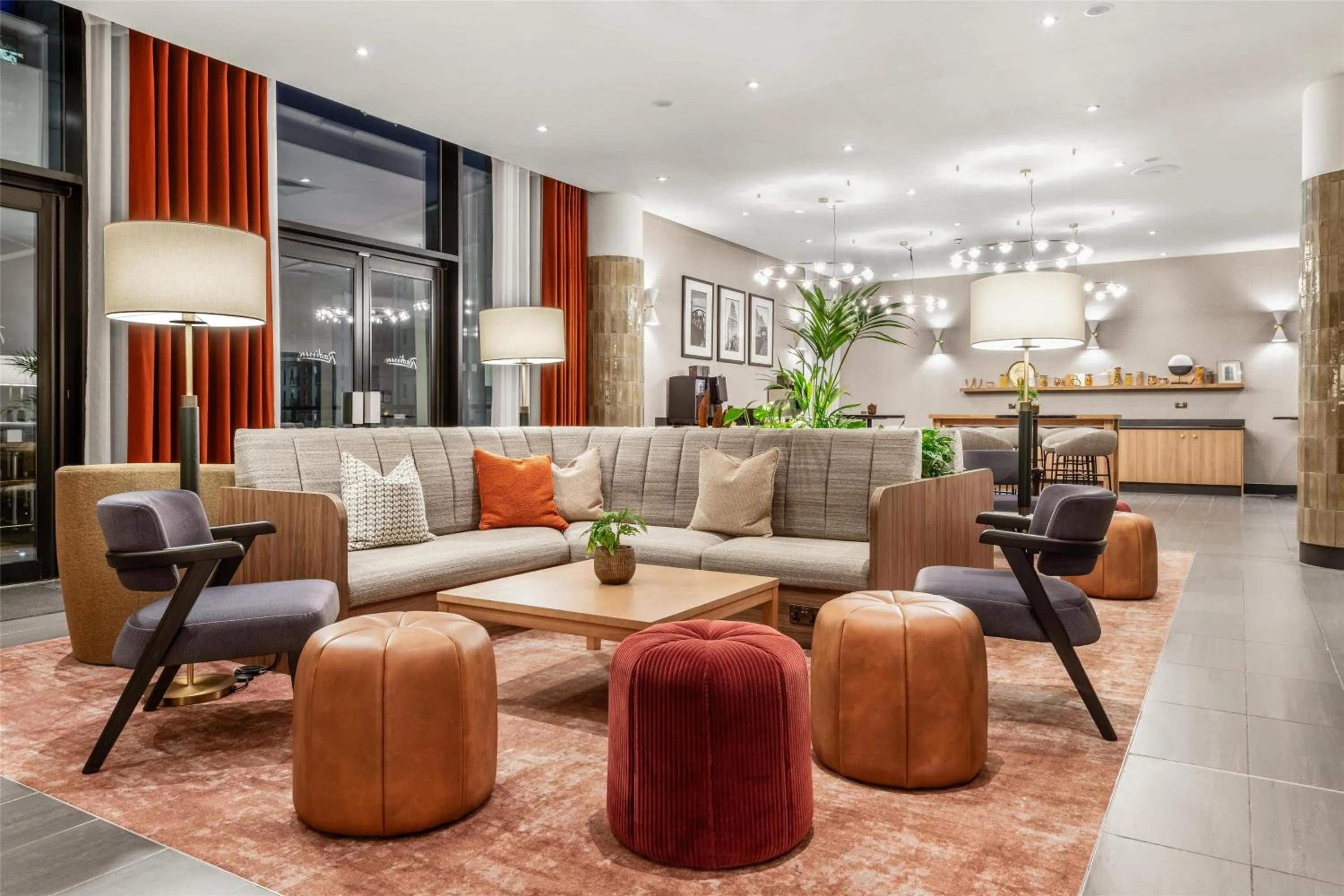 Lobby or reception in Radisson Hotel Manchester City Centre, A Verified Net Zero Hotel