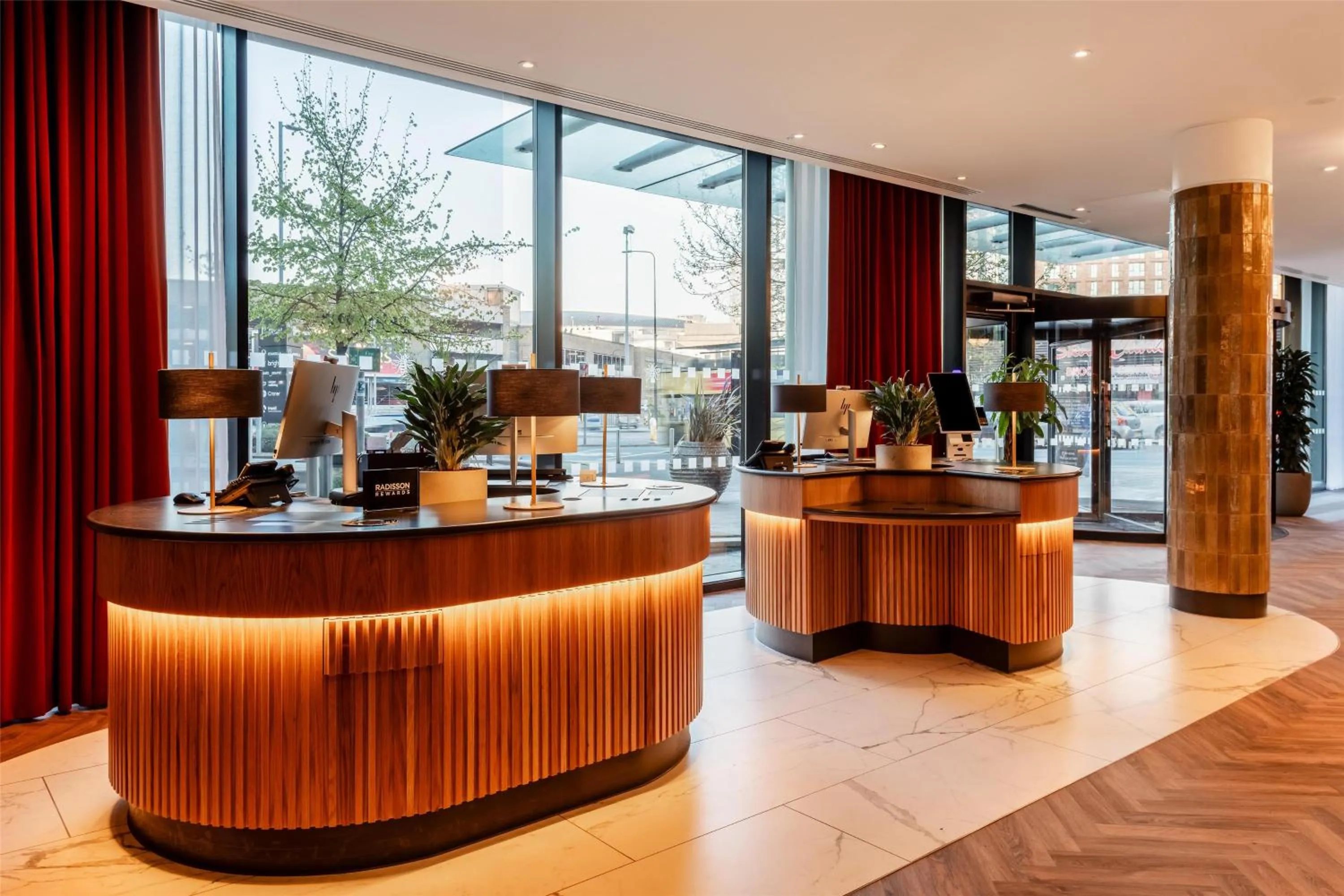 Lobby or reception in Radisson Hotel Manchester City Centre, A Verified Net Zero Hotel
