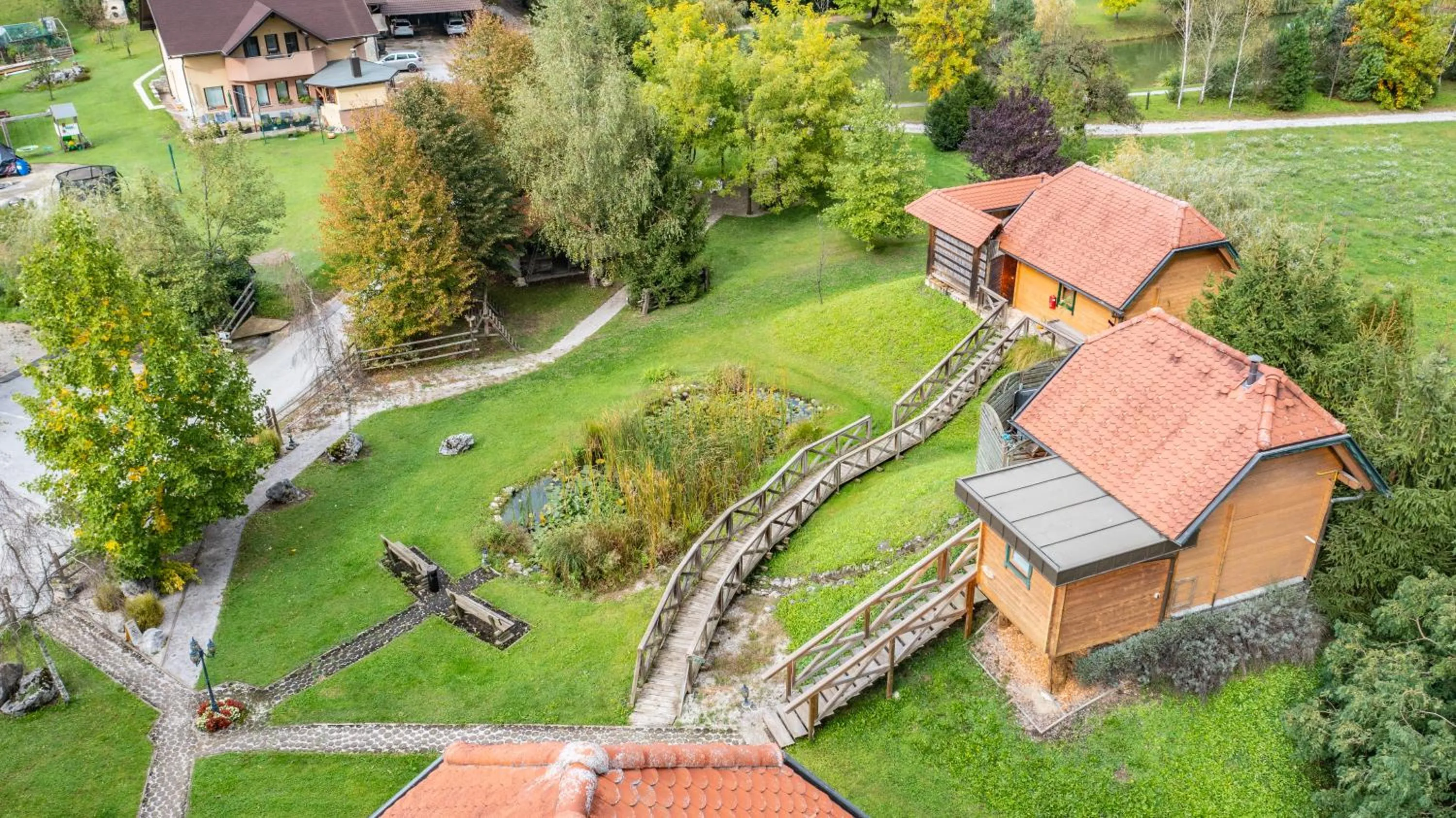 Garden in Korošec Apartments and Wellness Centre