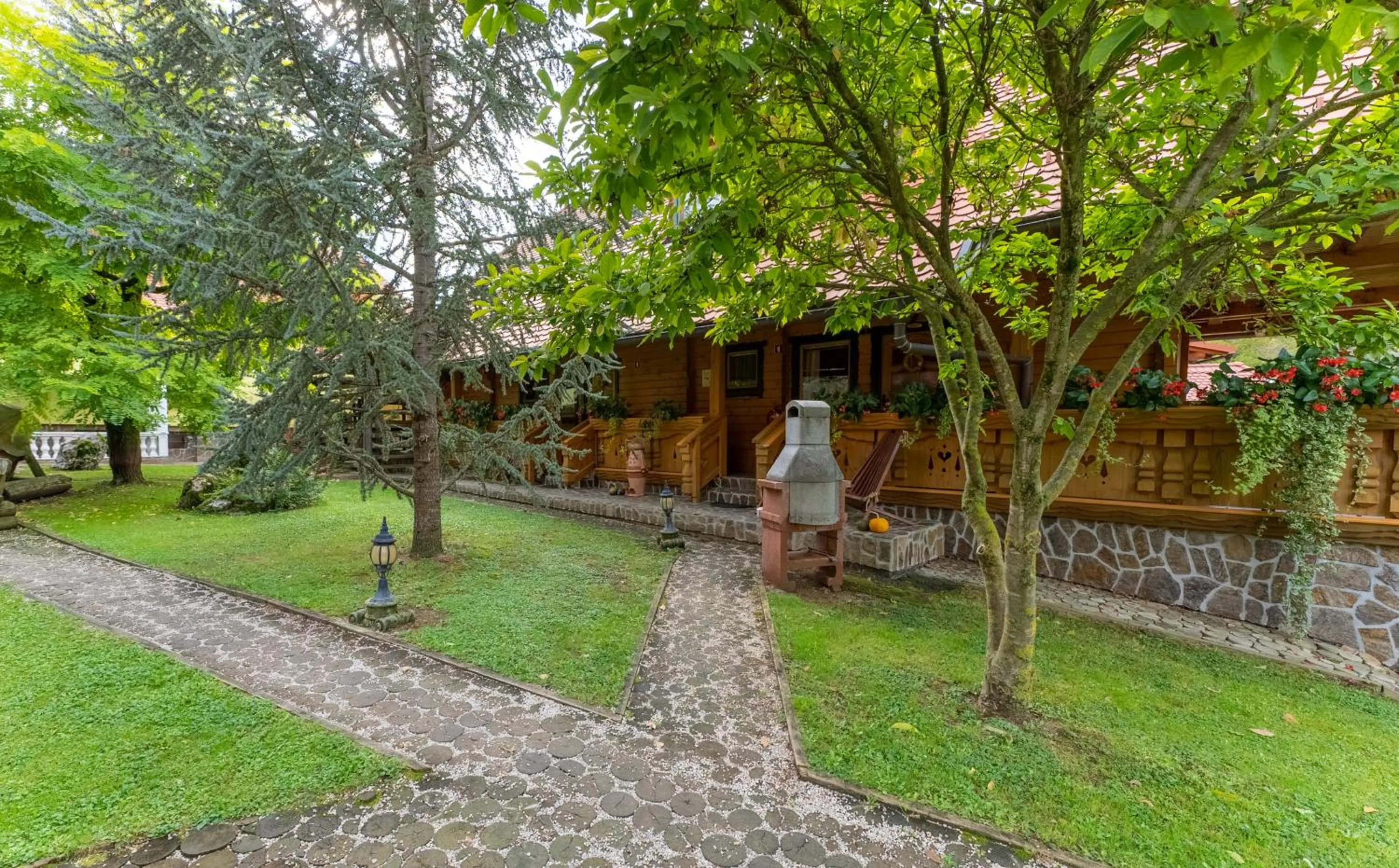 Garden in Korošec Apartments and Wellness Centre