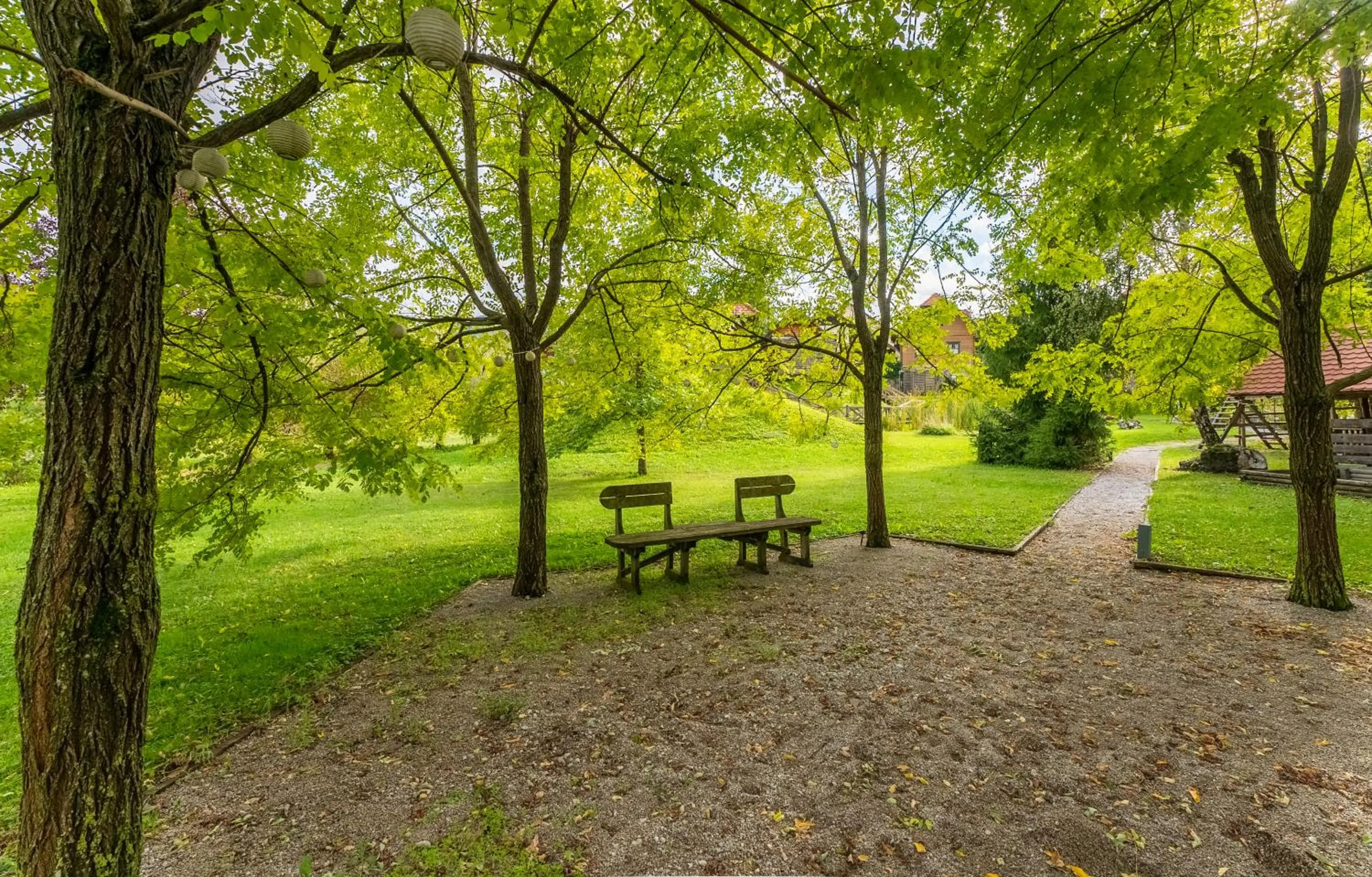 Garden in Korošec Apartments and Wellness Centre
