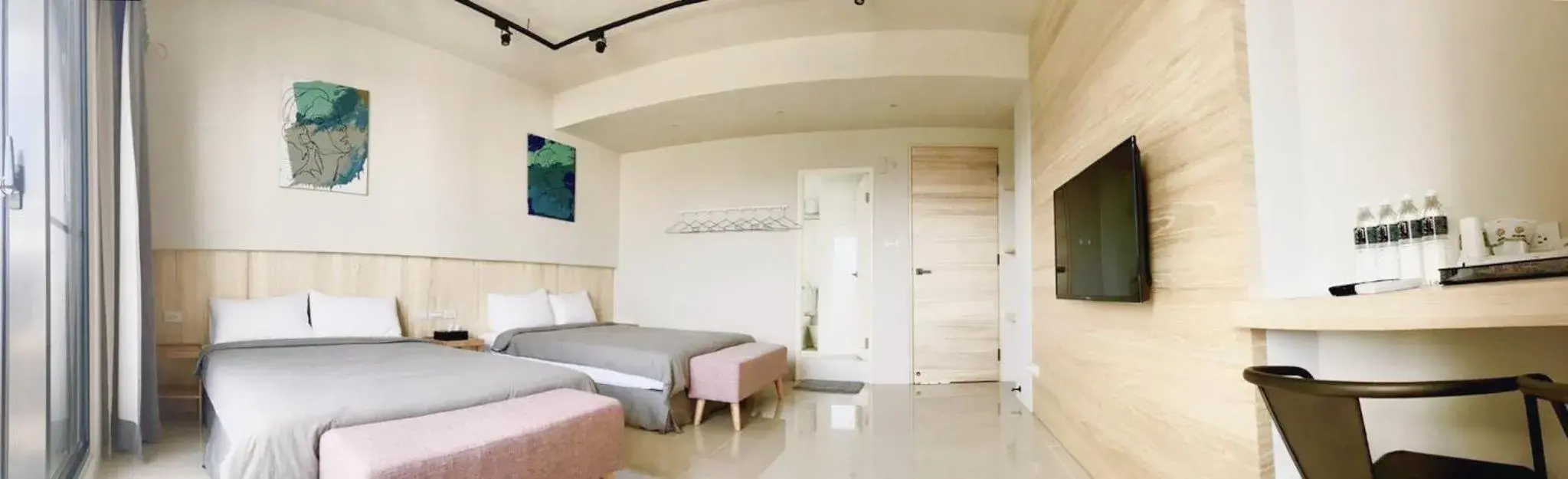 Quadruple Room with Balcony in C.C. Sleep Quadruple Room with Balcony in C.C. Sleep