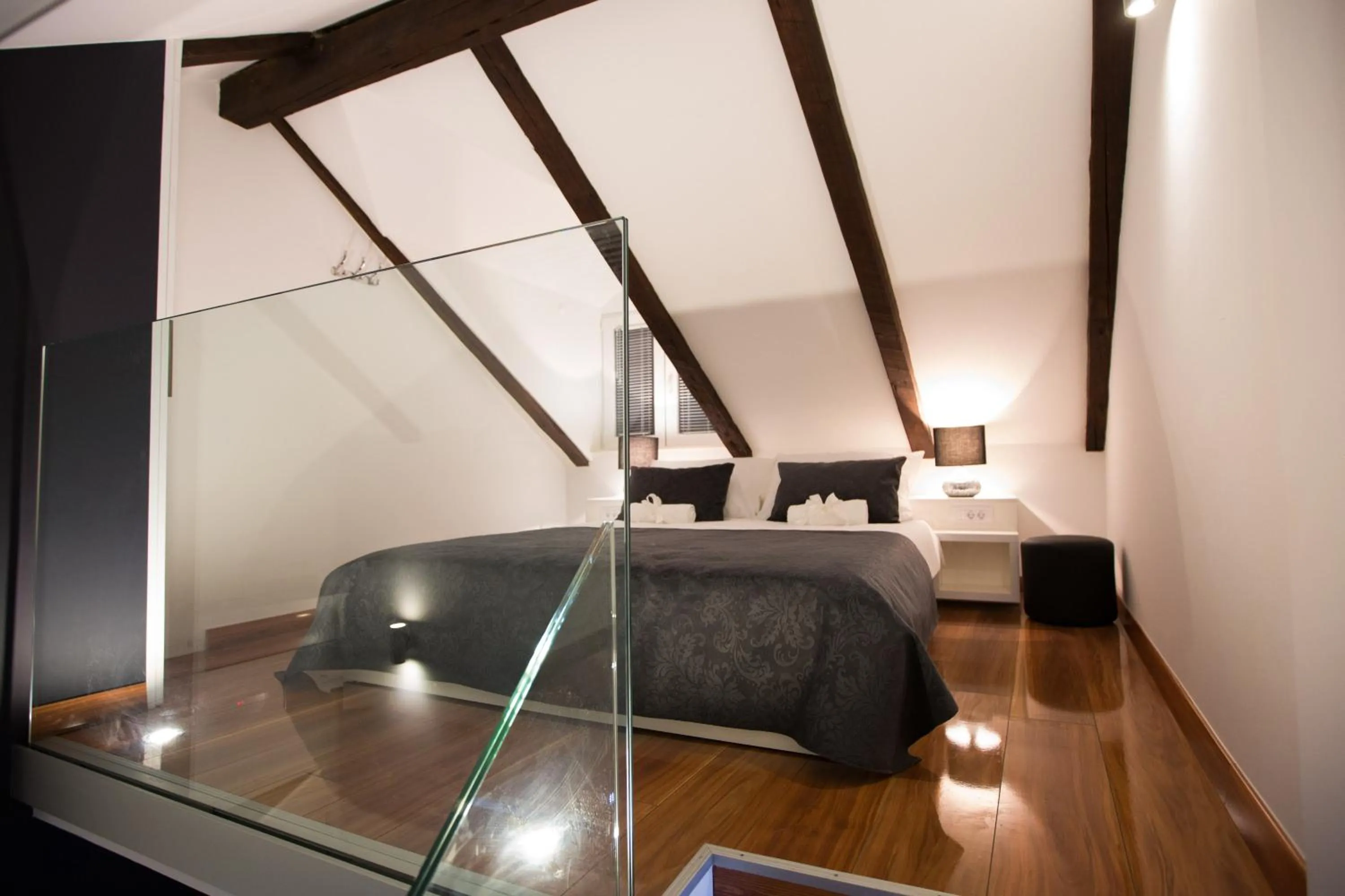 Bedroom, Bed in Casa Arancia