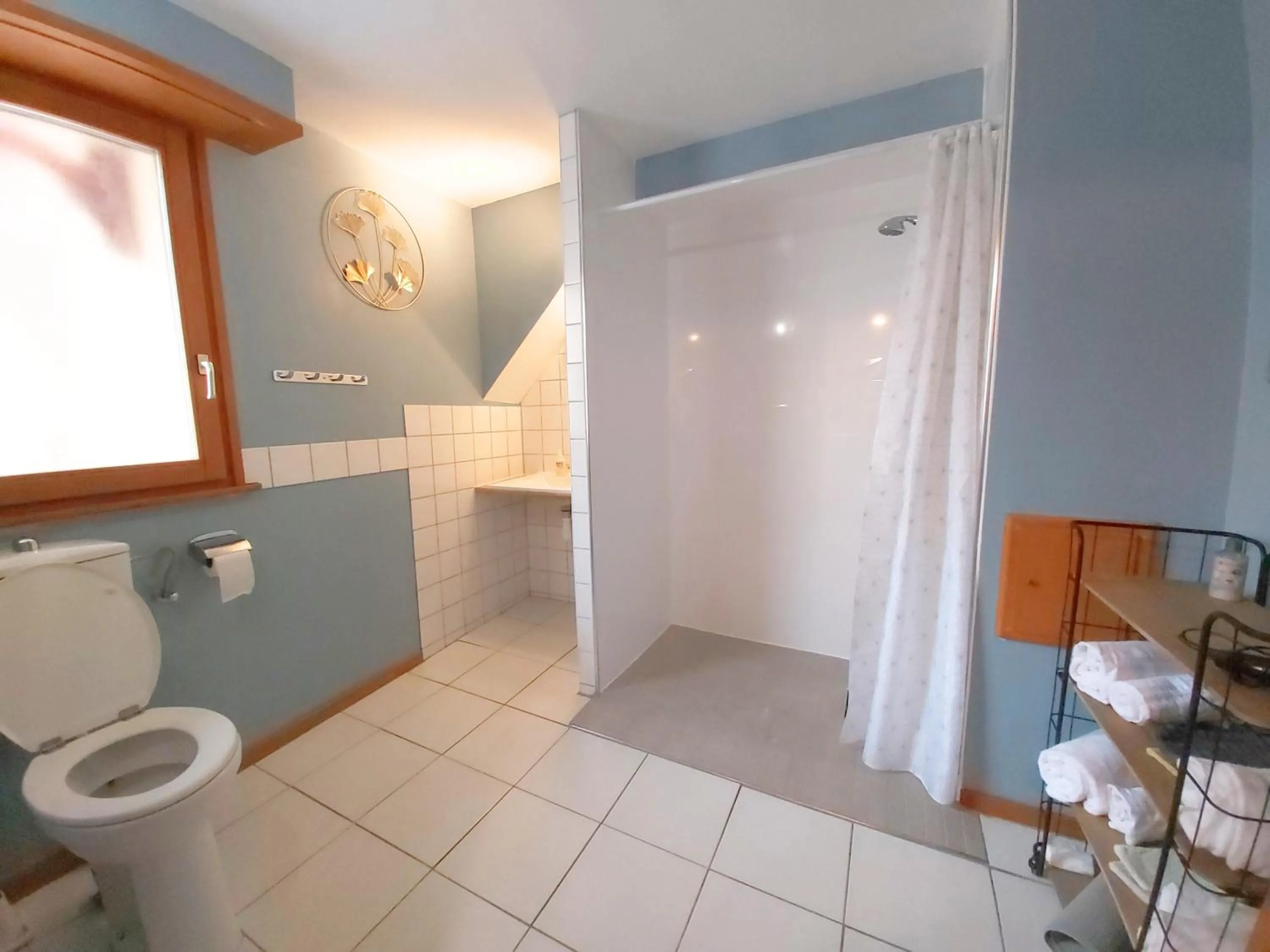 Shower in Gîte et Chambres d'hôtes, l'Erable