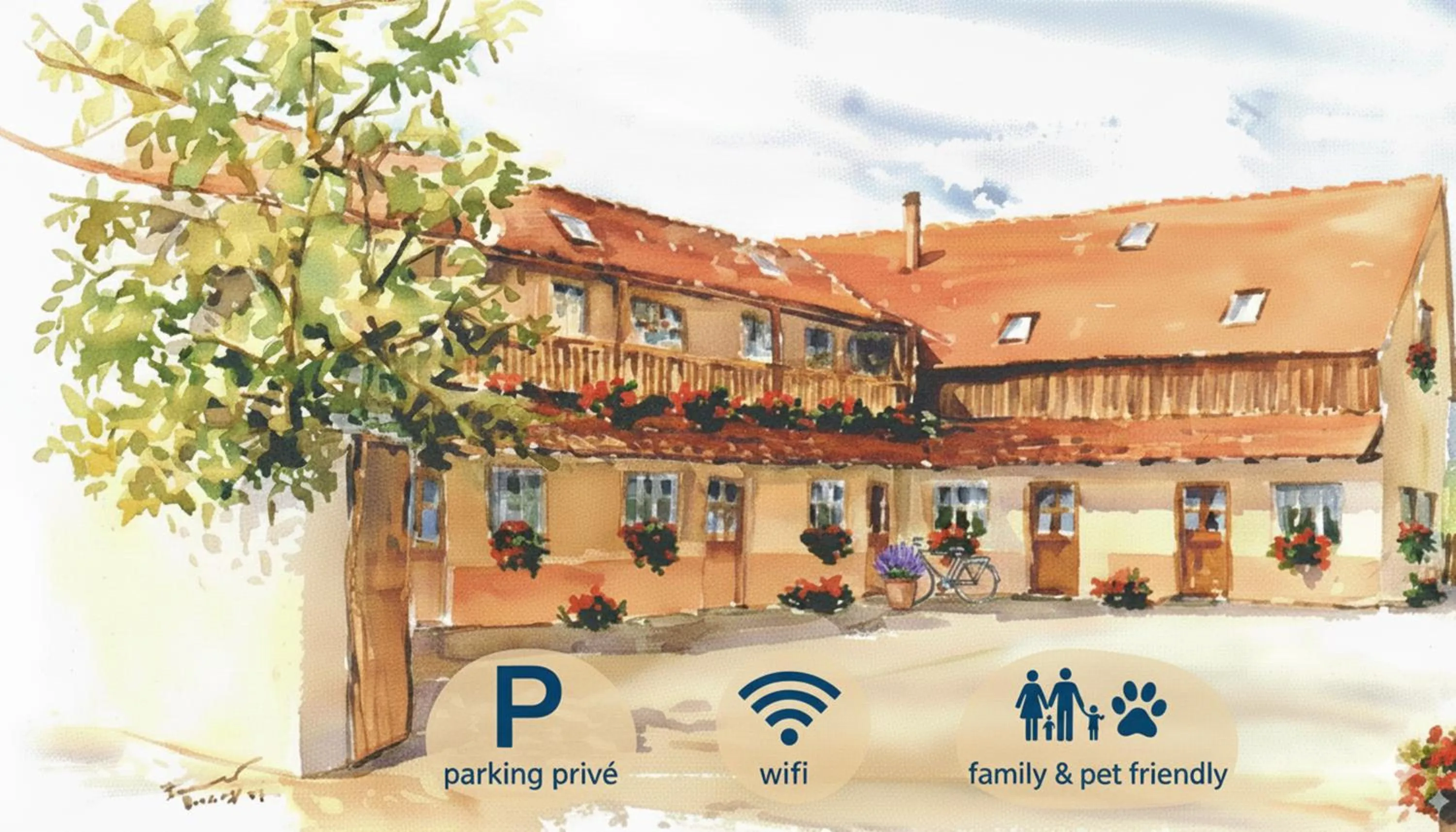 Property building in Gîte et Chambres d'hôtes, l'Erable