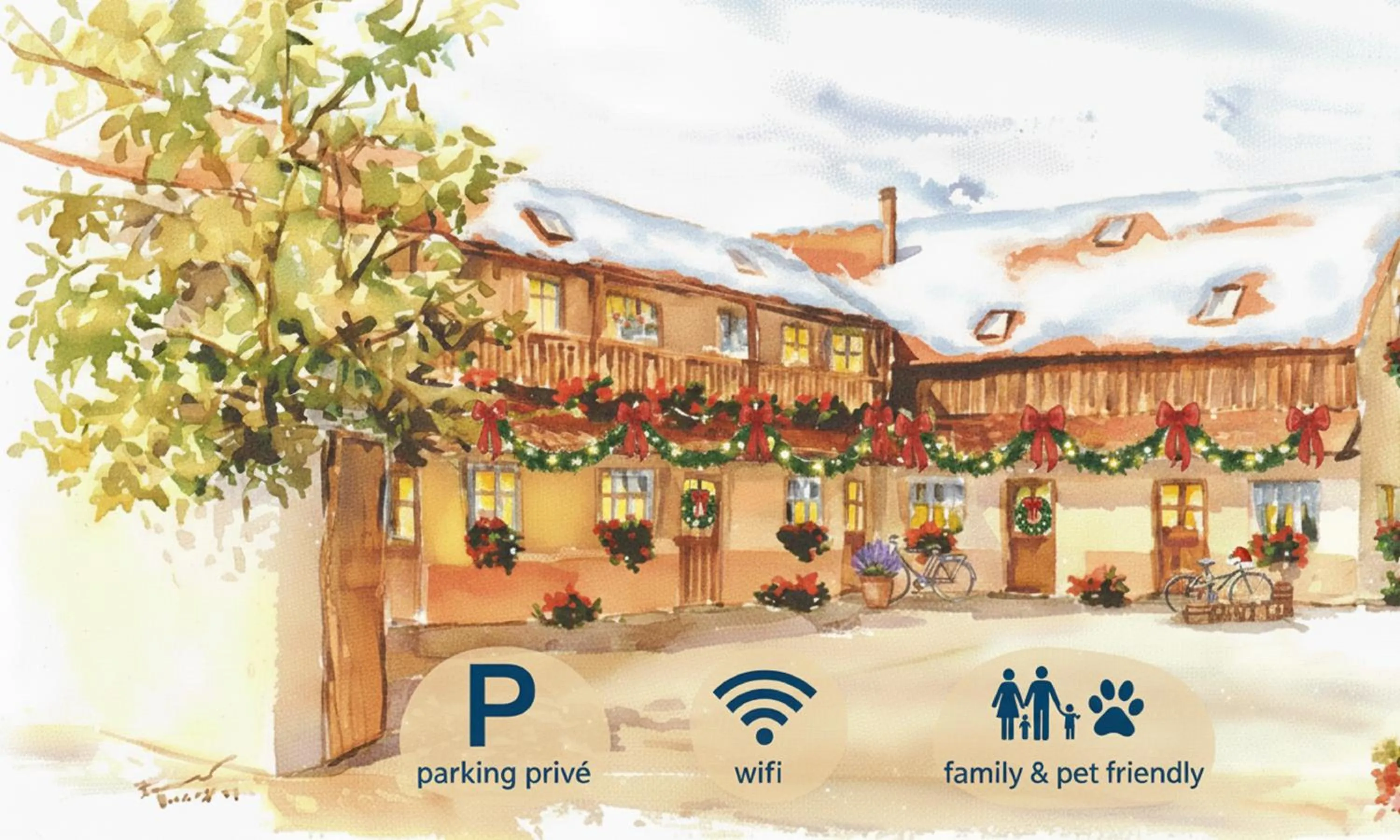 Property building in Gîte et Chambres d'hôtes, l'Erable