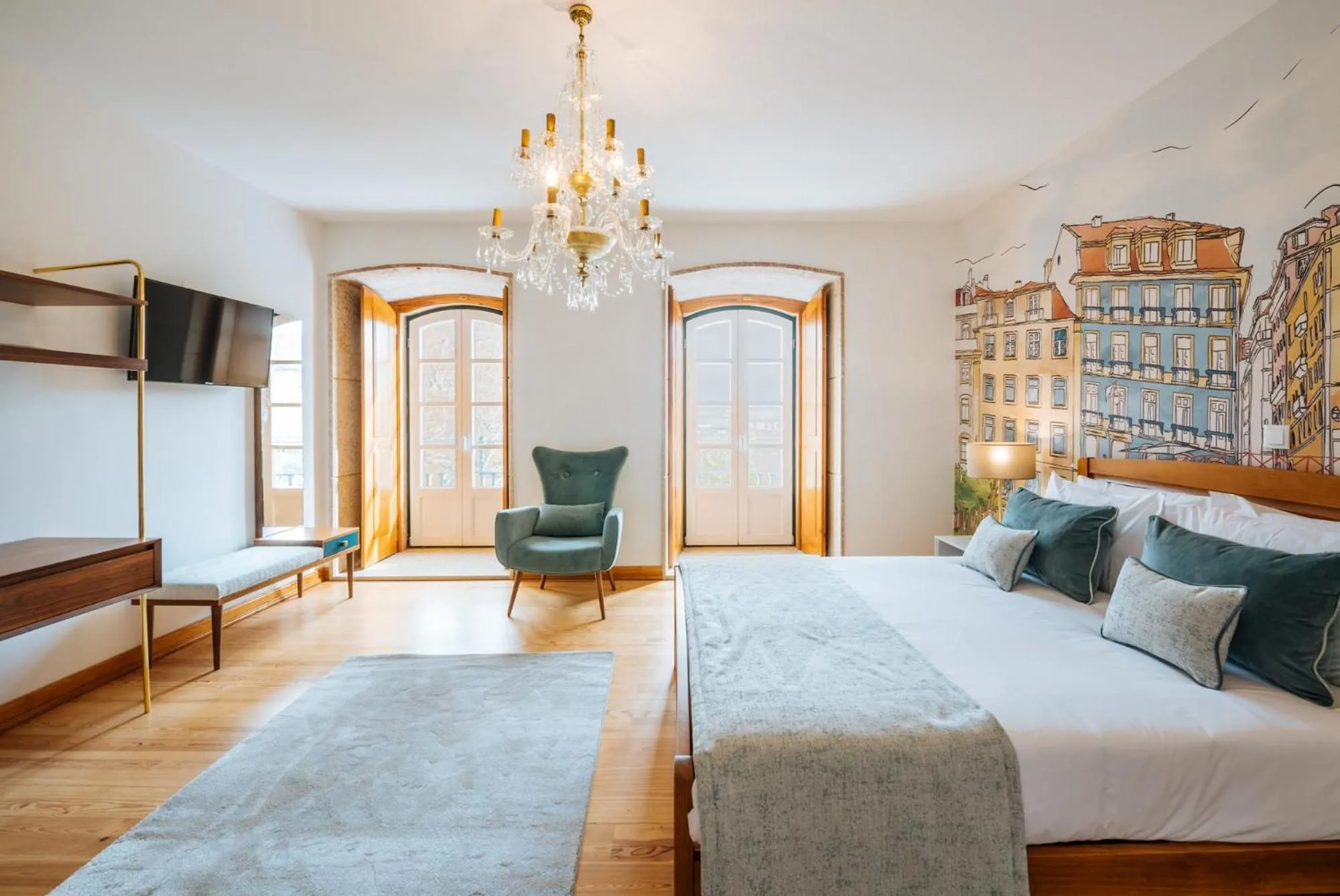 City view, Bed in Varandas de Lisboa - Tejo River Apartments & Rooms