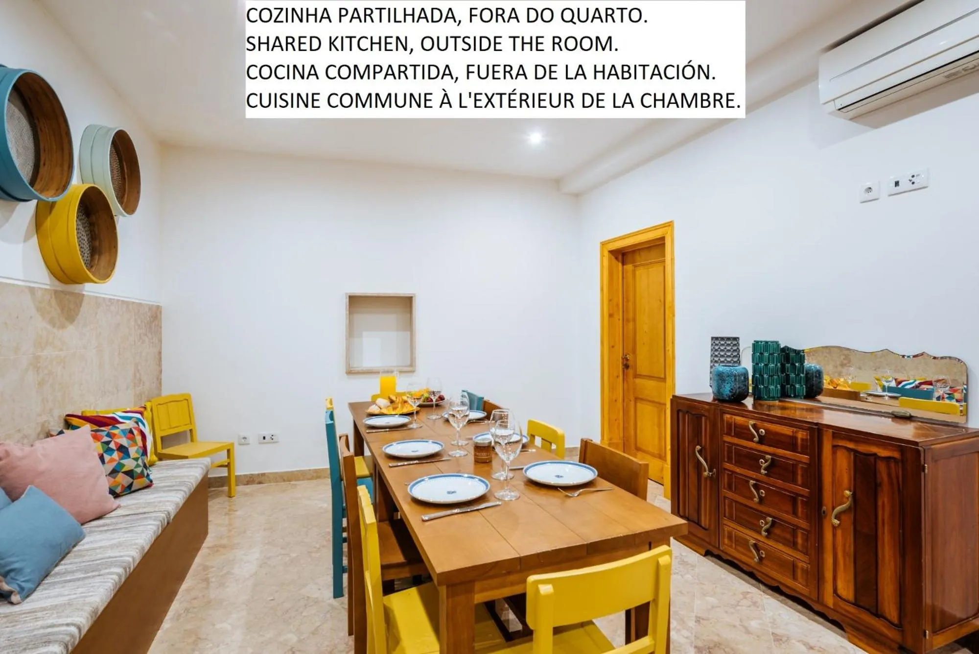Communal kitchen in Varandas de Lisboa - Tejo River Apartments & Rooms