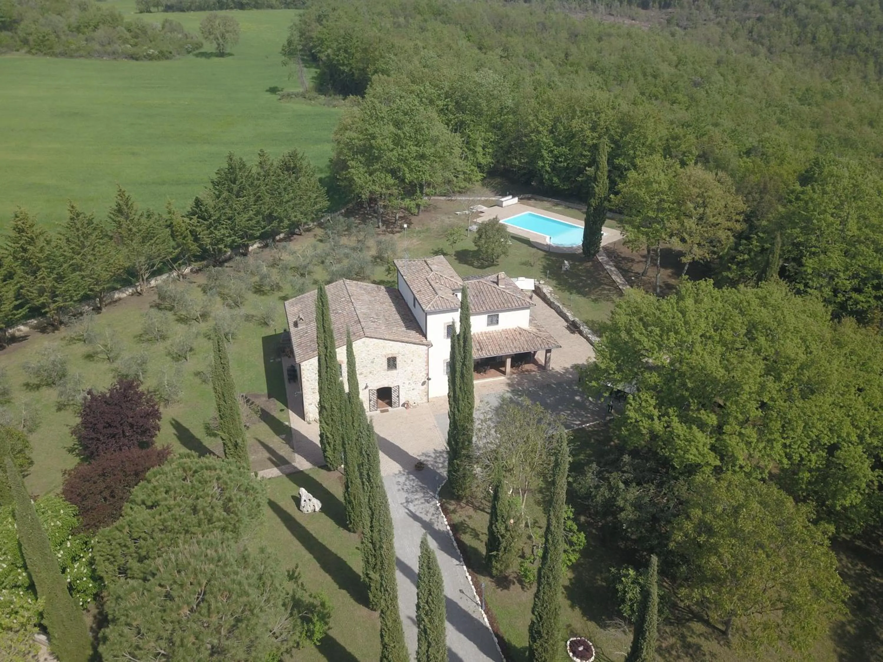 Bird's eye view, Bird's-eye View in Il Podere San Giuseppe