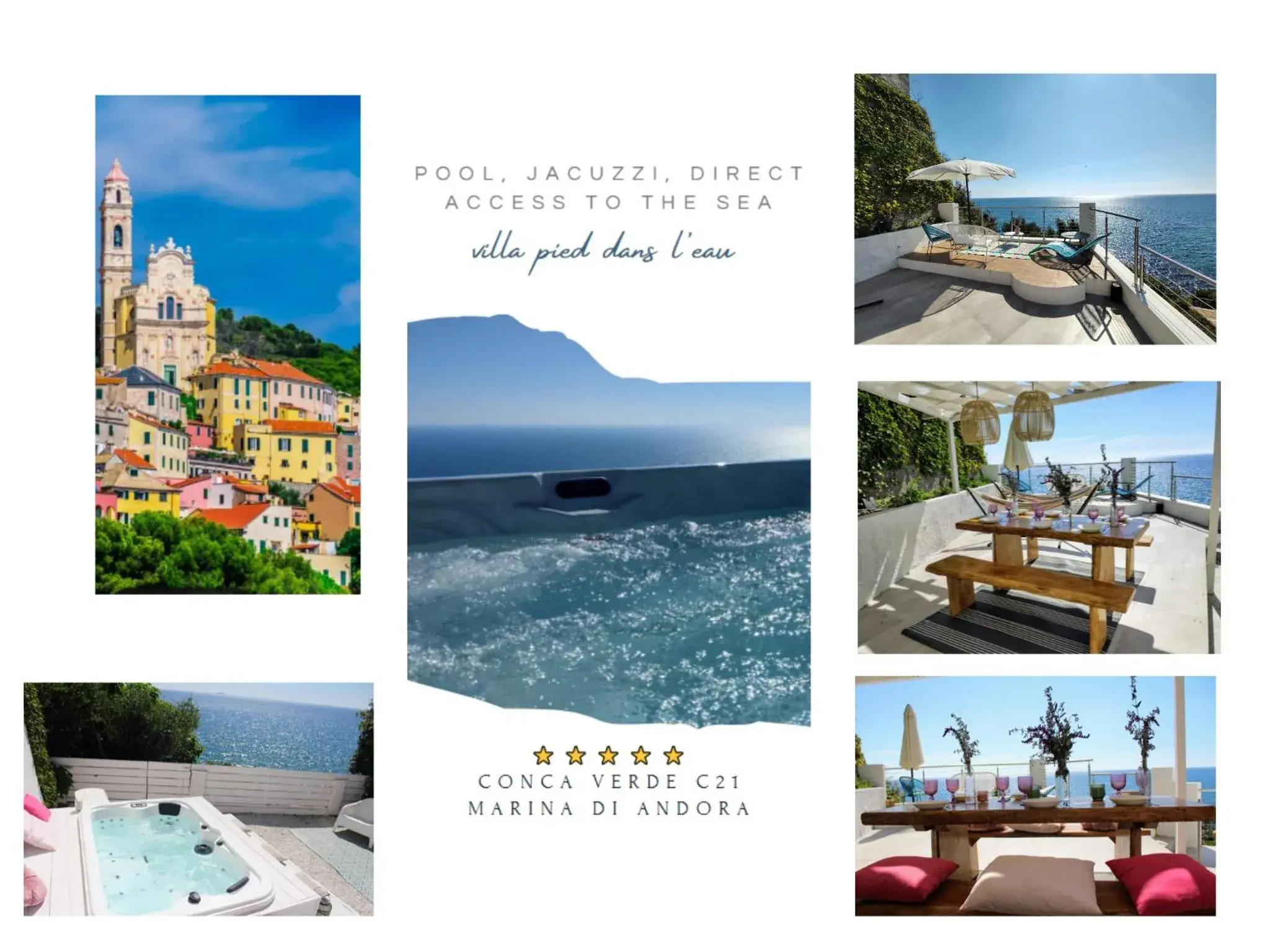 Conca Verde c21- BEACH FRONT little villas POOL, private JACUZZI sea view Conca Verde c21- BEACH FRONT little villas POOL, private JACUZZI sea view