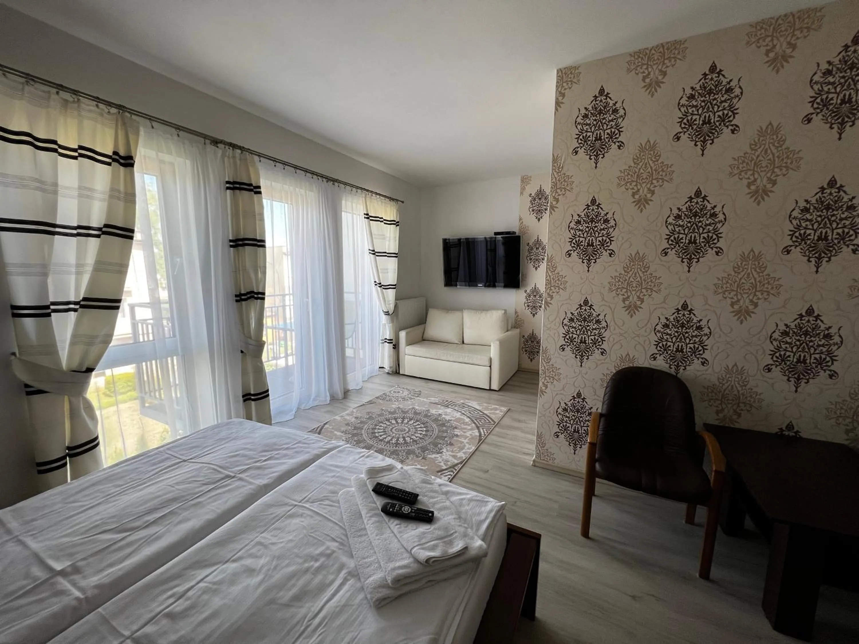 Bed in Villa Mors