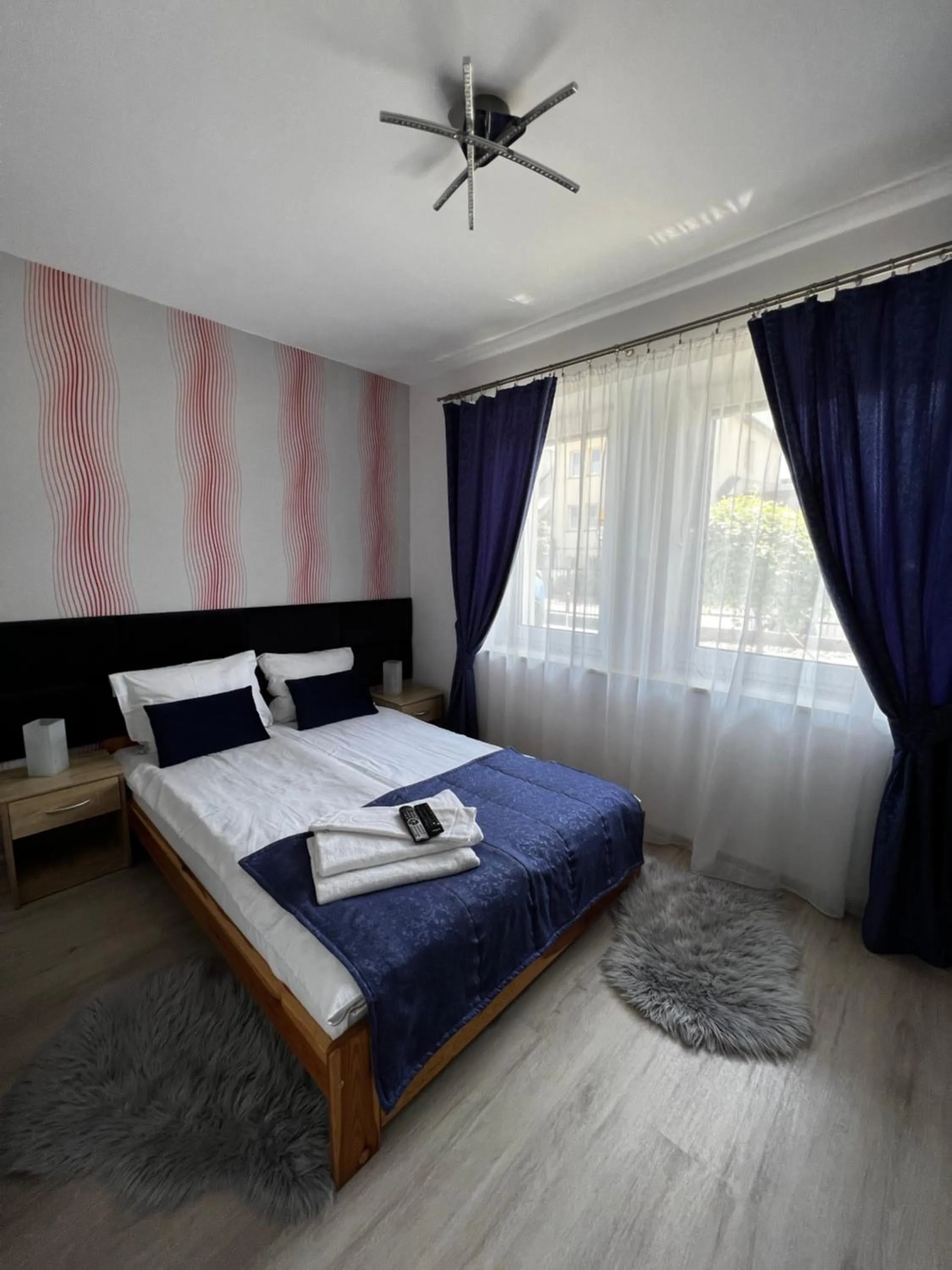Bed in Villa Mors