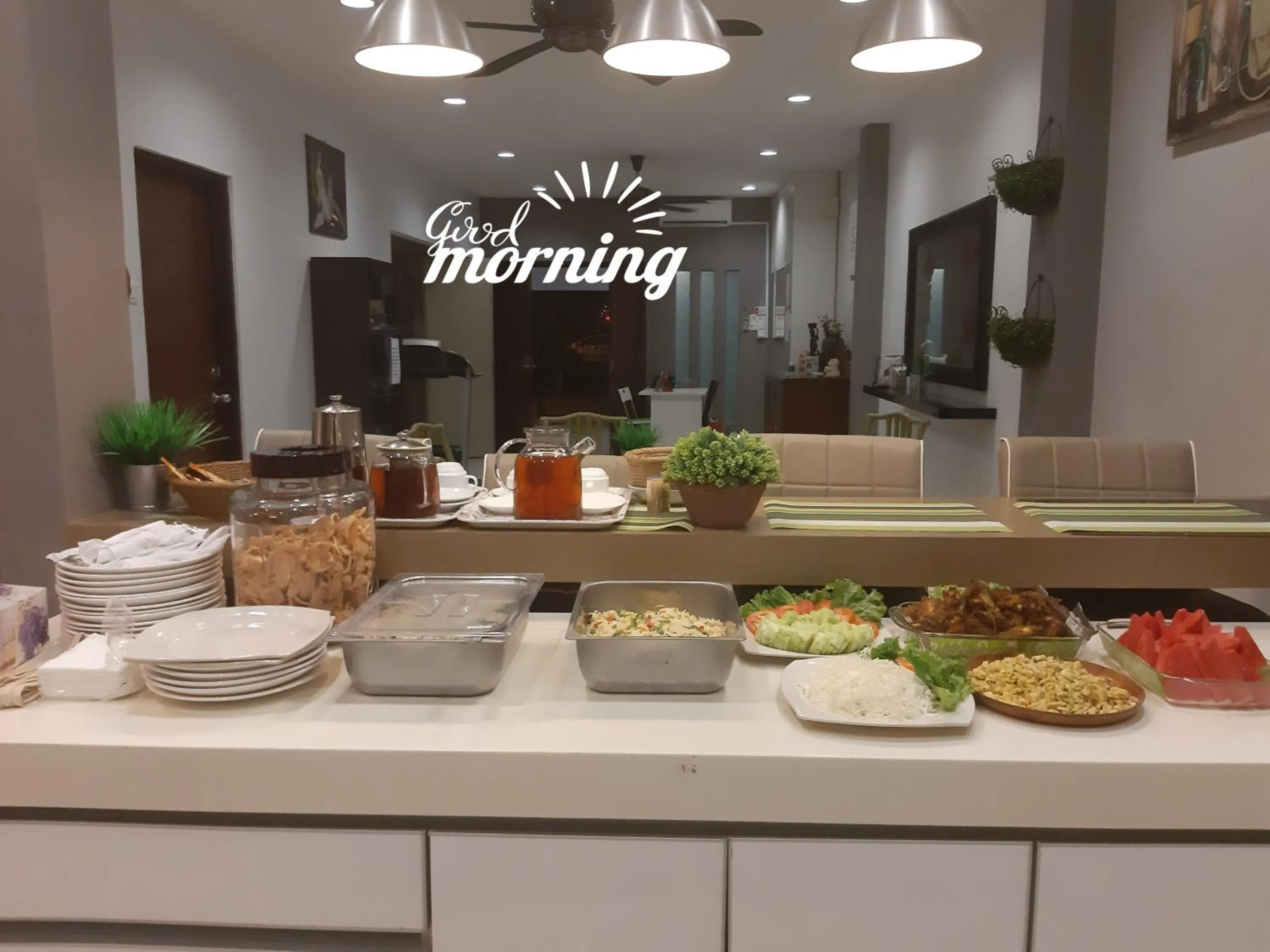 Buffet breakfast in Walasa Kuala Lumpur Homes by MSH