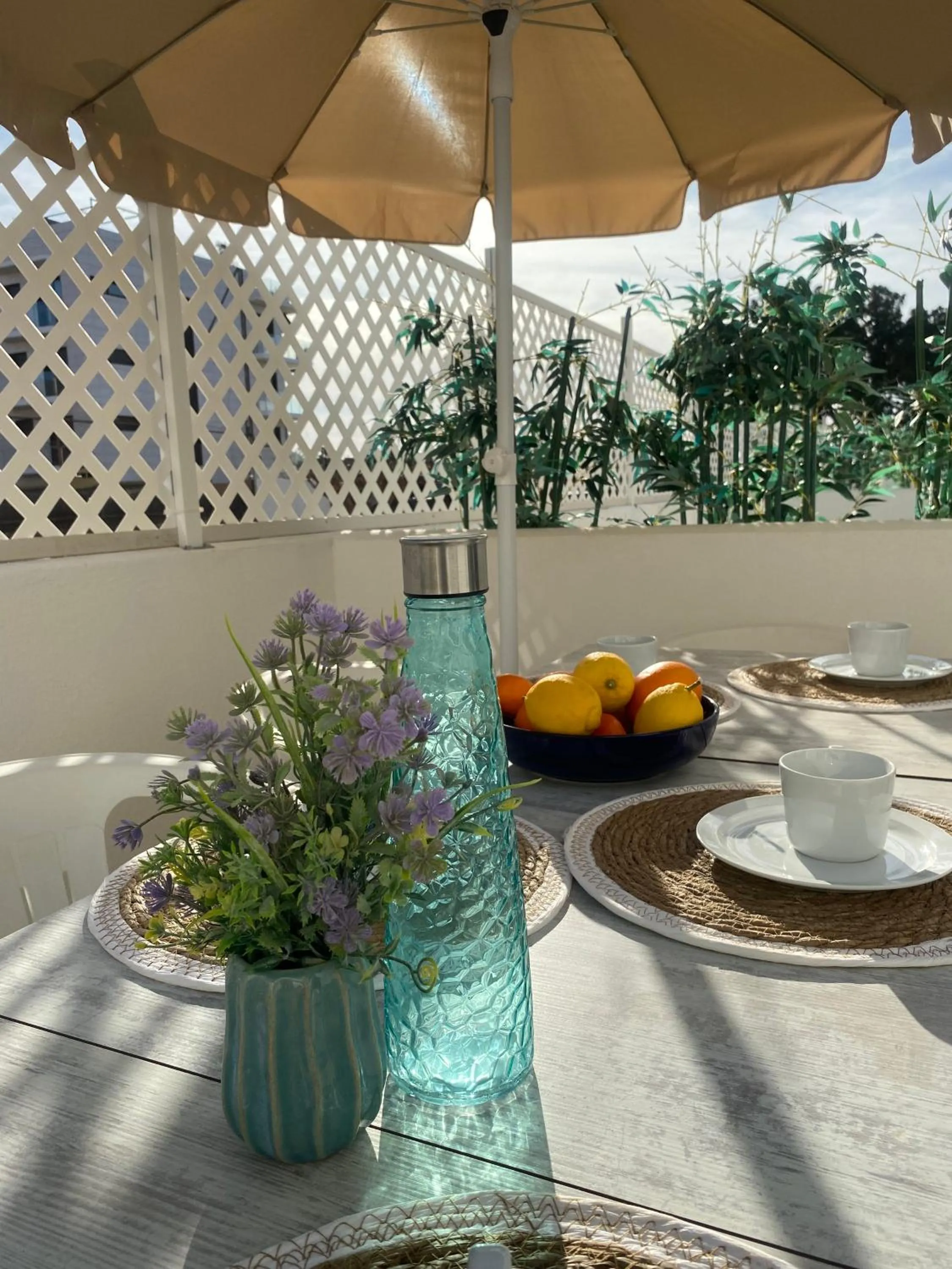 Patio in Bamblue Boutique Apartments