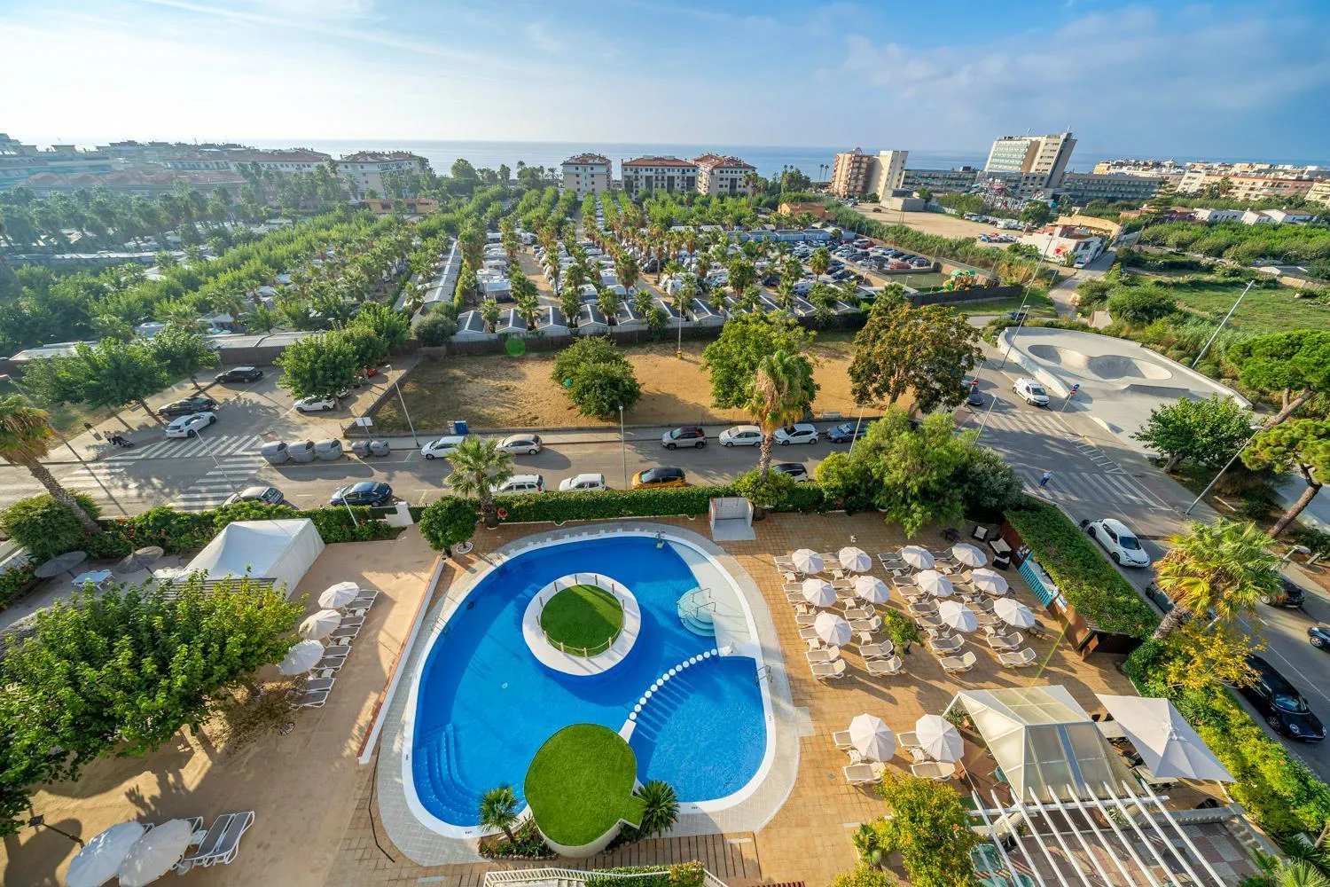 Bird's eye view in Bamblue Boutique Apartments