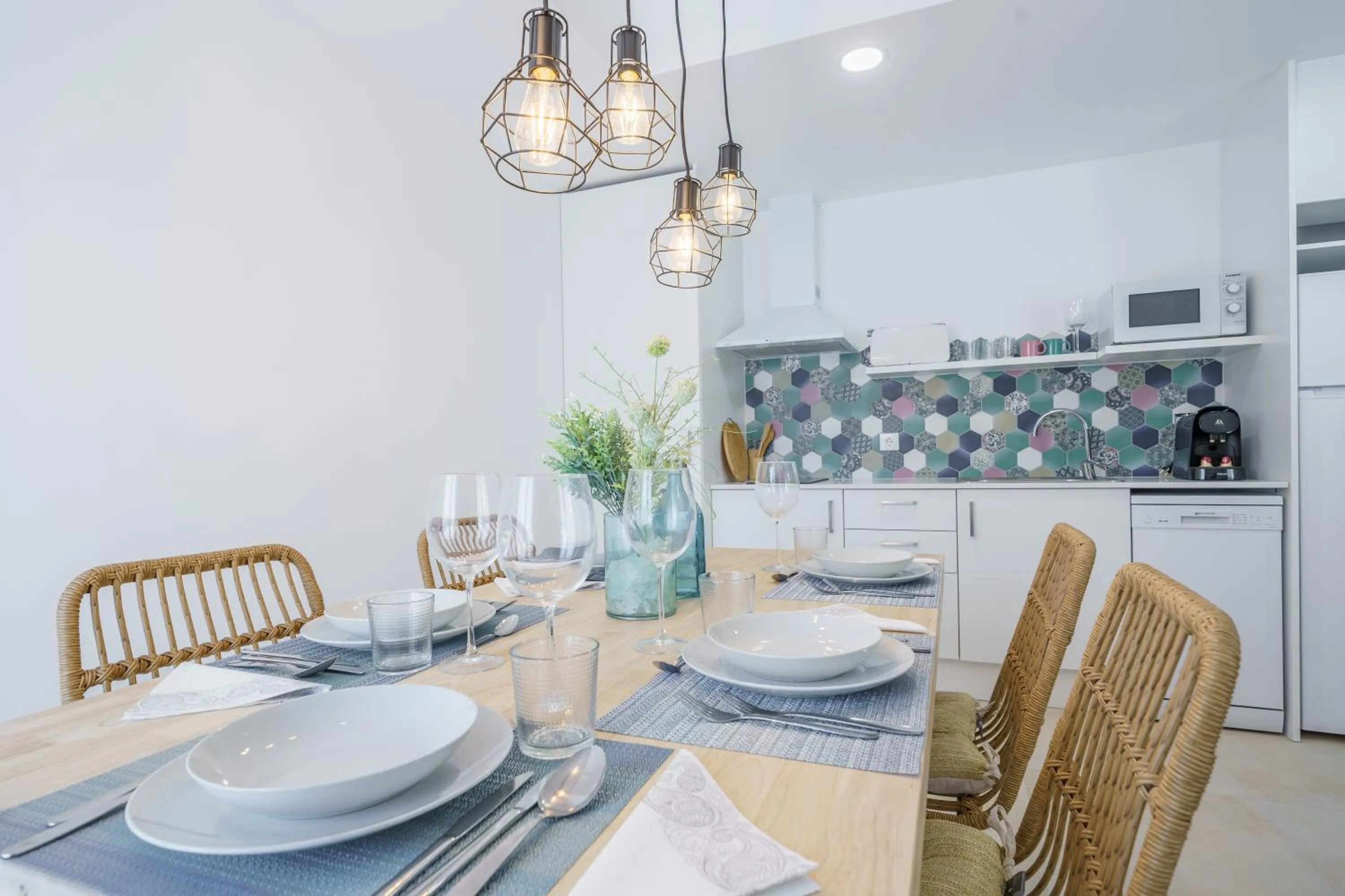 Kitchen or kitchenette in Bamblue Boutique Apartments