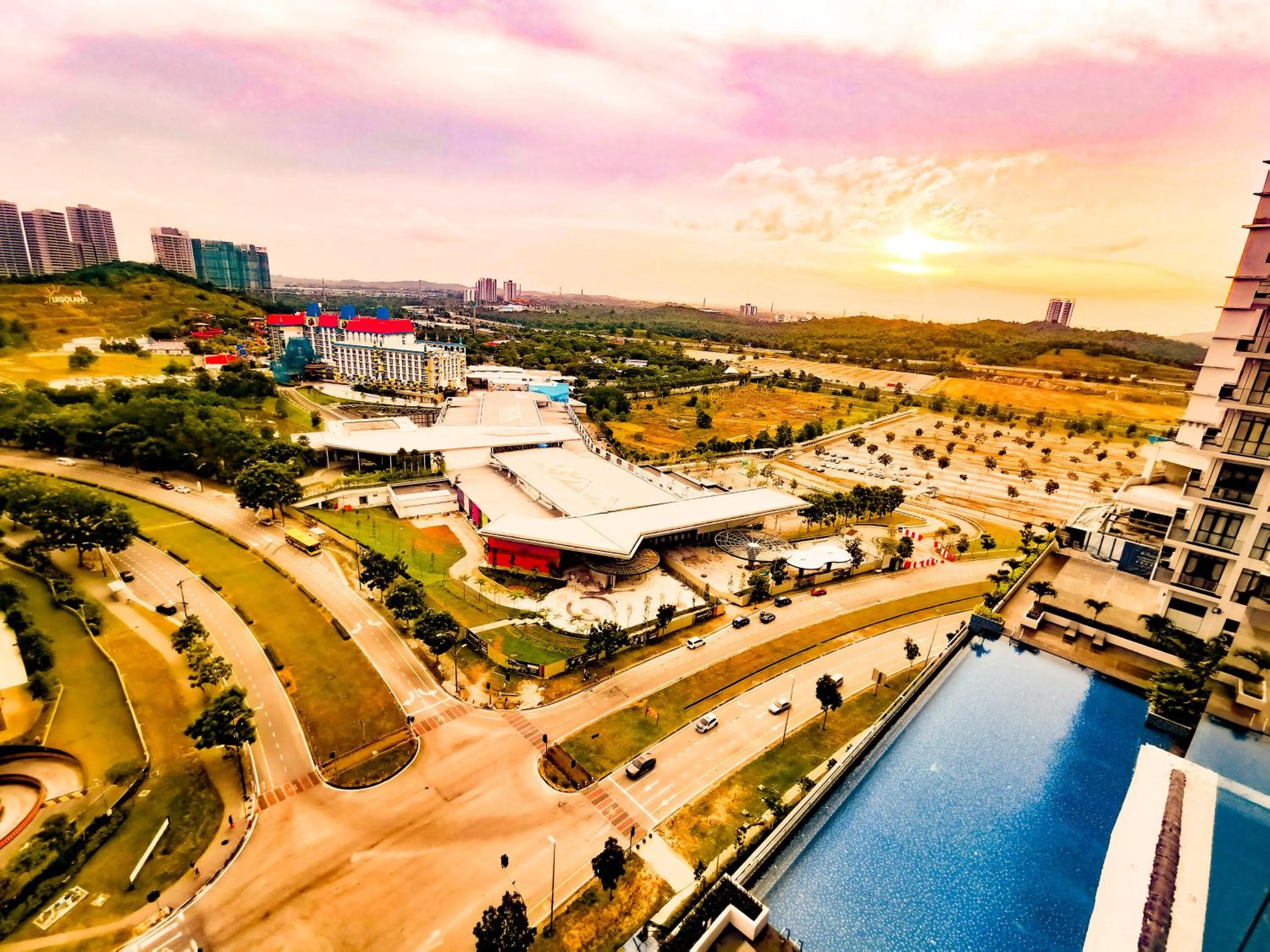 Bird's eye view in Legoland D'PRISTINE Apartment By TGP