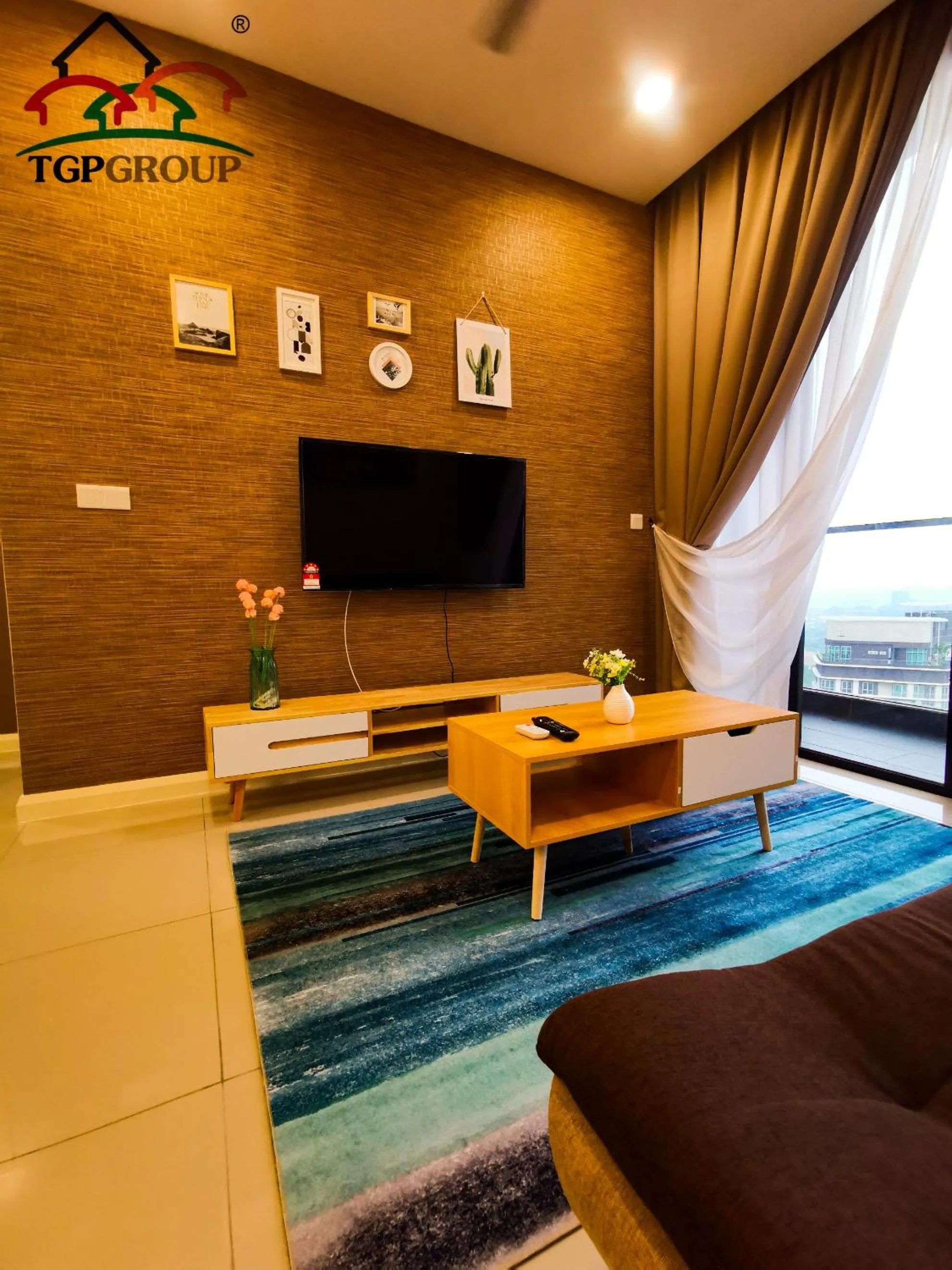 TV and multimedia in Legoland D'PRISTINE Apartment By TGP