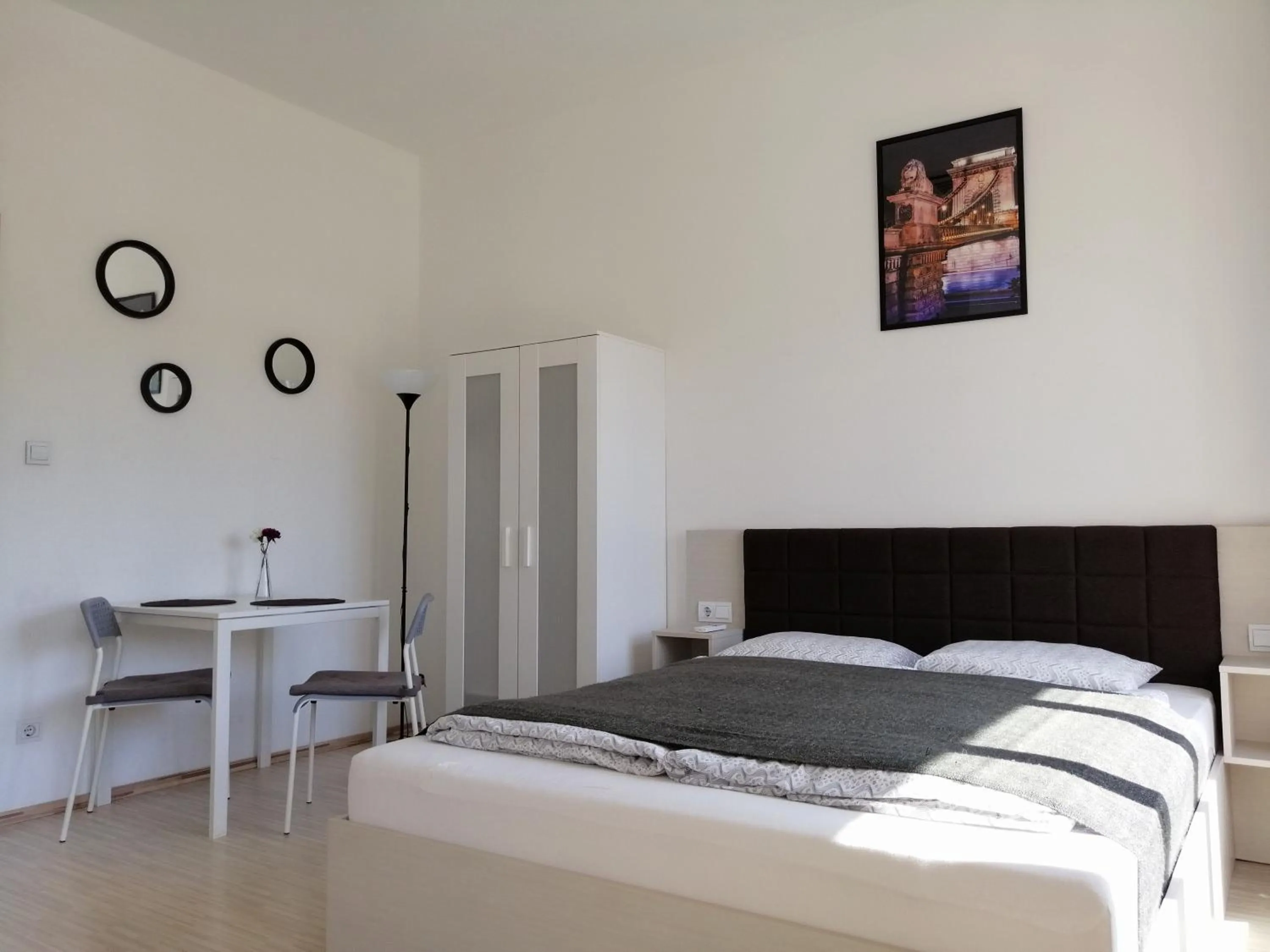 Bed in Zoom-Budapest Apartments