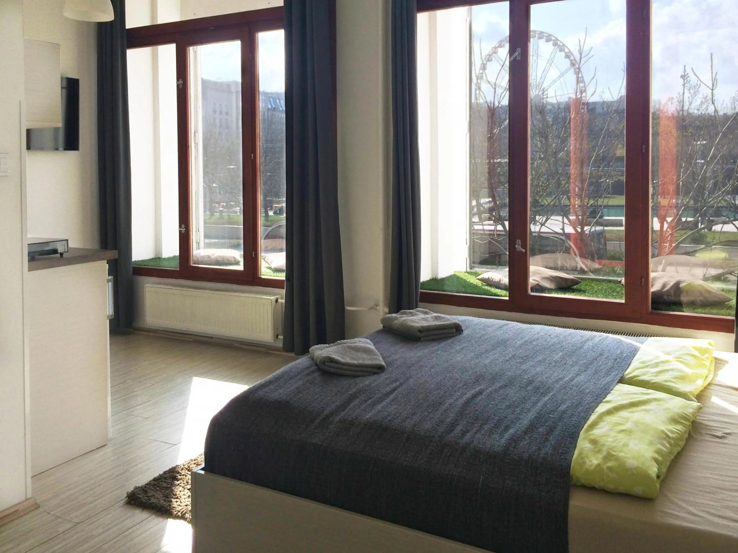 Bed in Zoom-Budapest Apartments