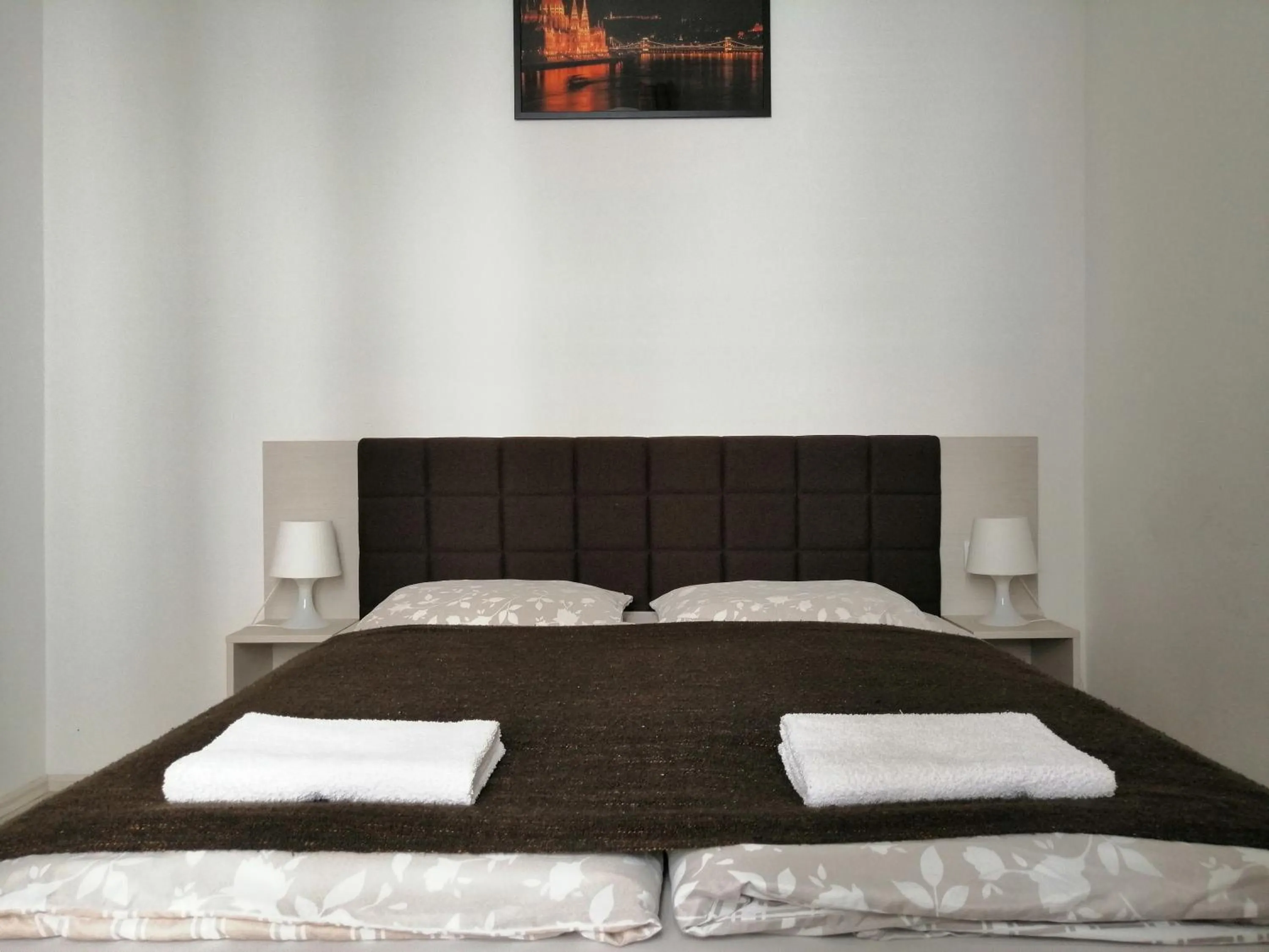 Bed in Zoom-Budapest Apartments