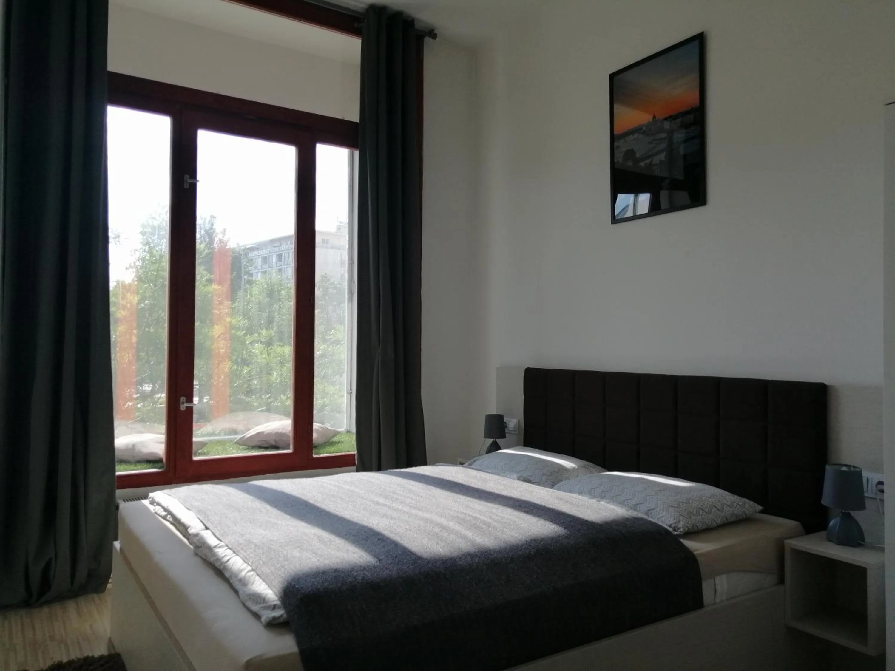 Bed in Zoom-Budapest Apartments