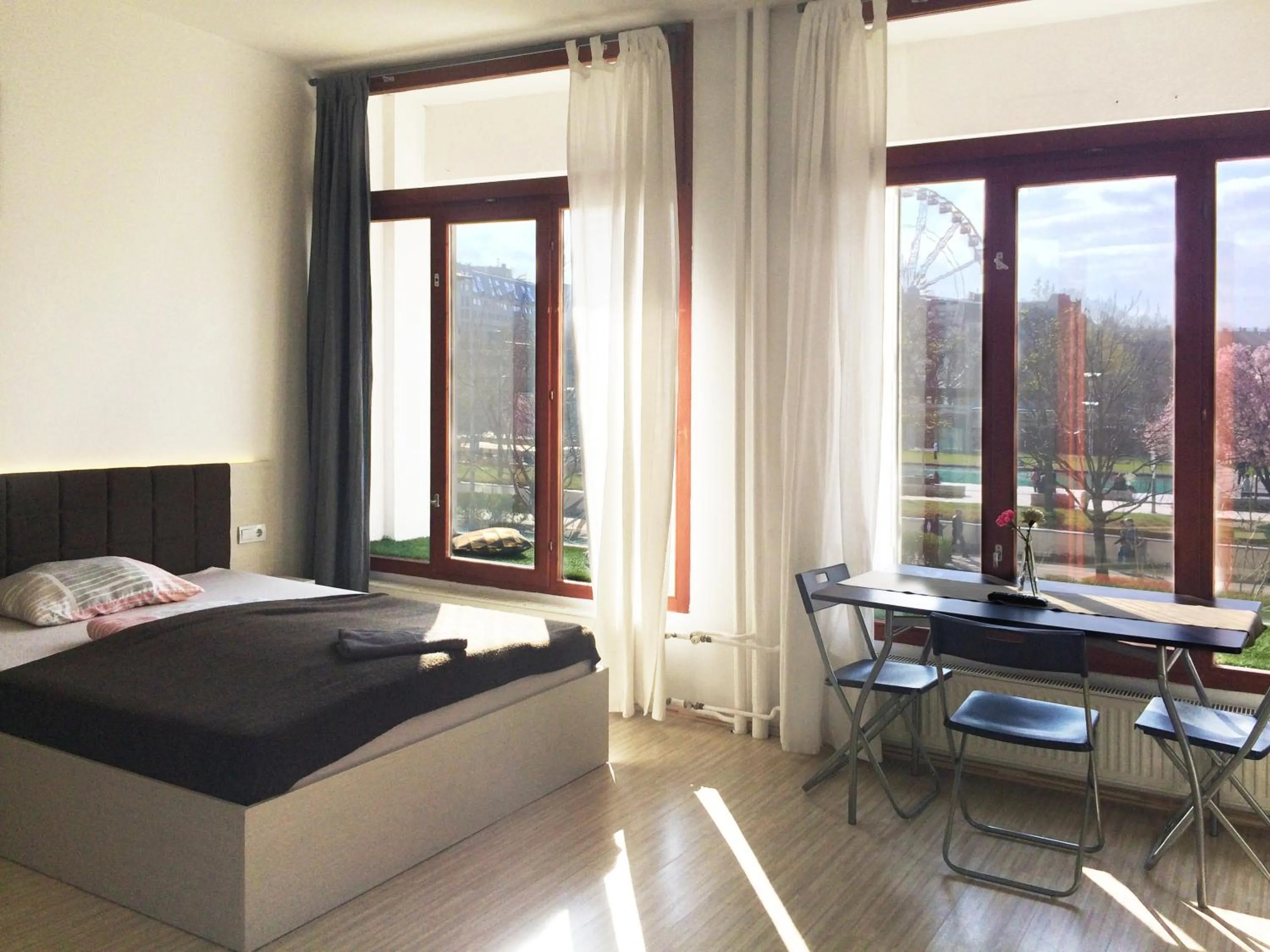 Bed in Zoom-Budapest Apartments