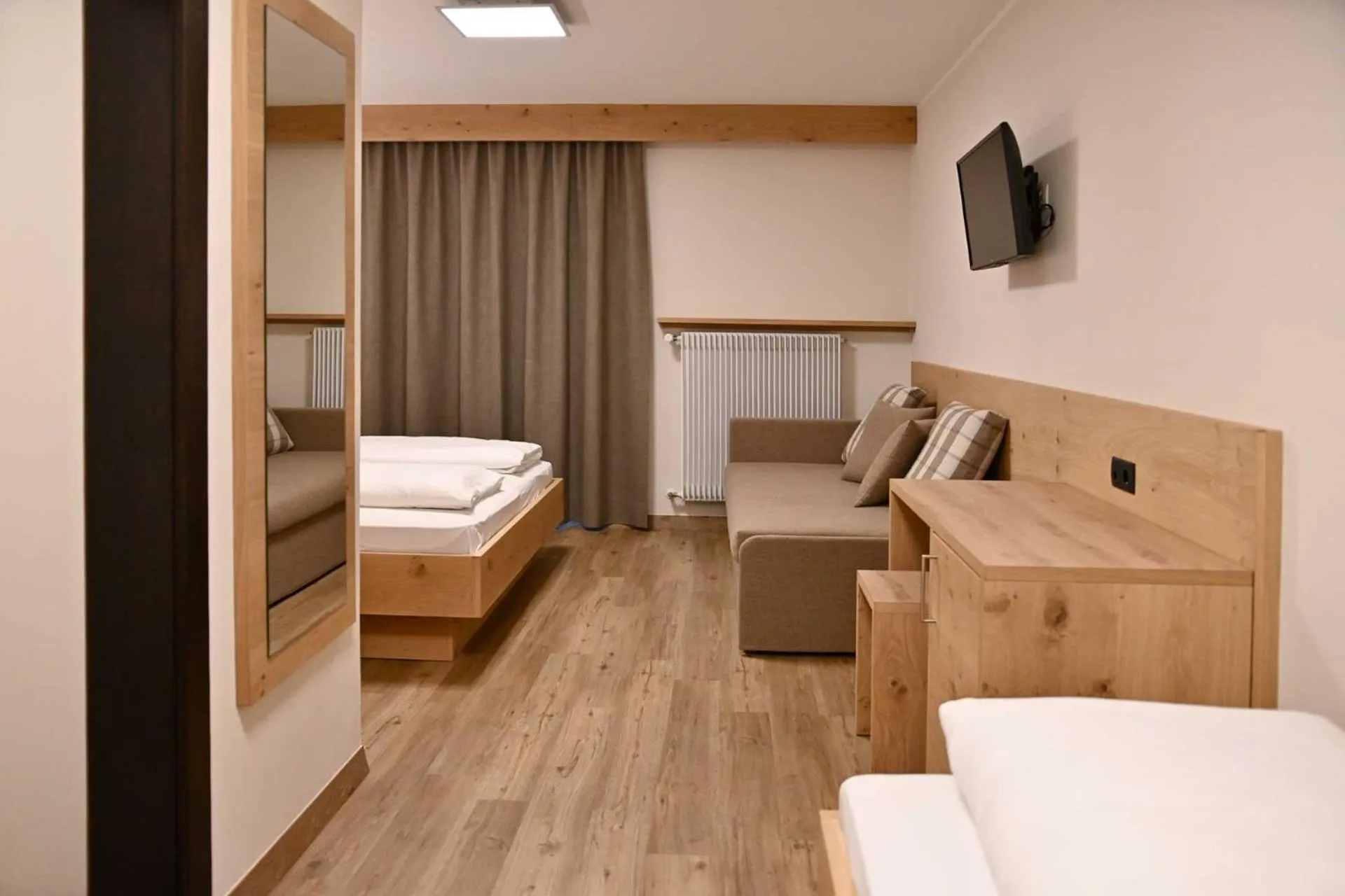 Bedroom, Bed in Hotel Toblacherhof