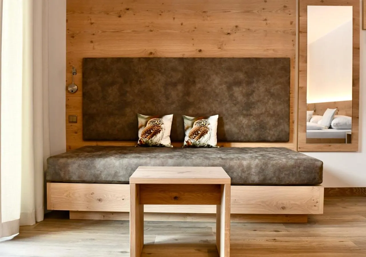 Bedroom, Bed in Hotel Toblacherhof