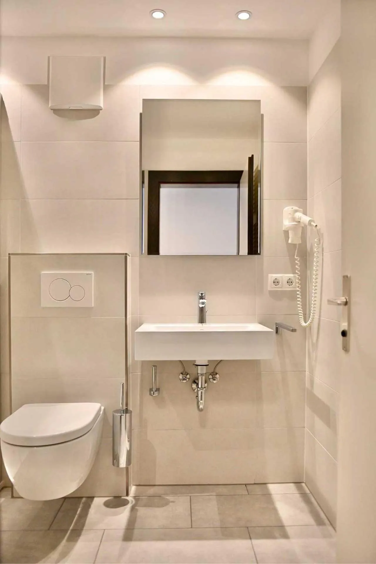 Bathroom in Hotel Toblacherhof