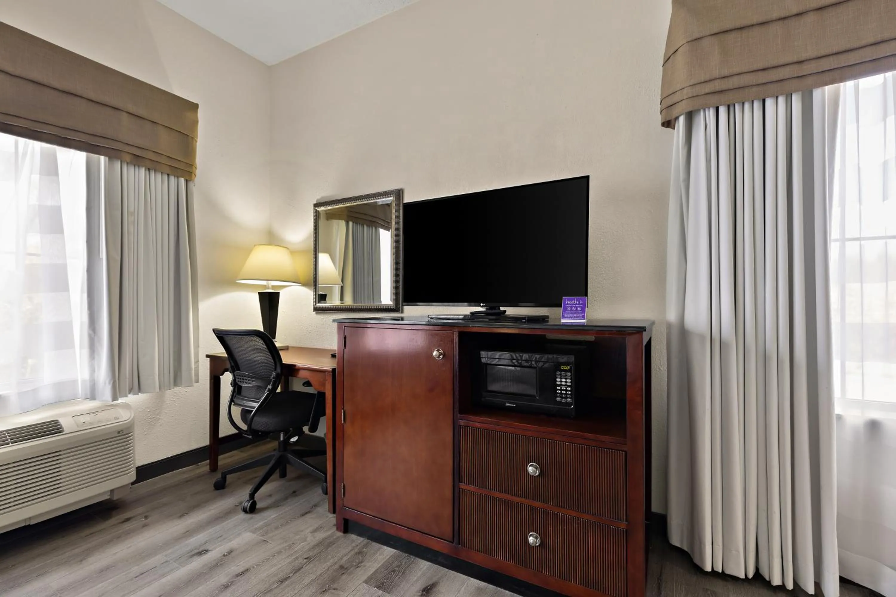 TV and multimedia, Bed in Sleep Inn & Suites near Joint Base Andrews-Washington Area