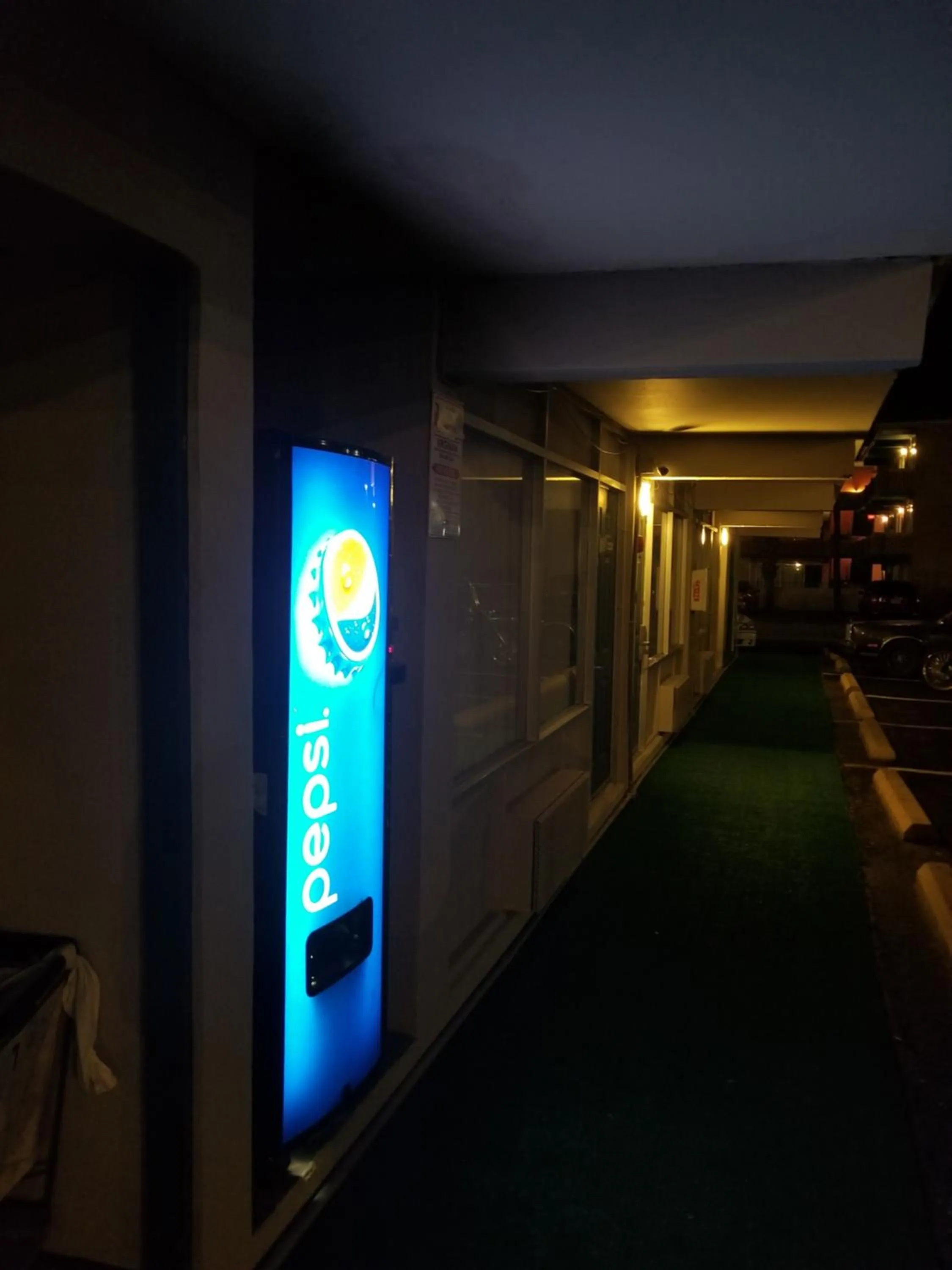 vending machine in The Virginian Motel