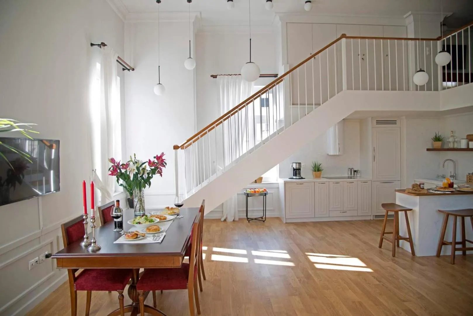 Kitchen or kitchenette in Four Streets Athens - Luxury Suites Apartments in Athens