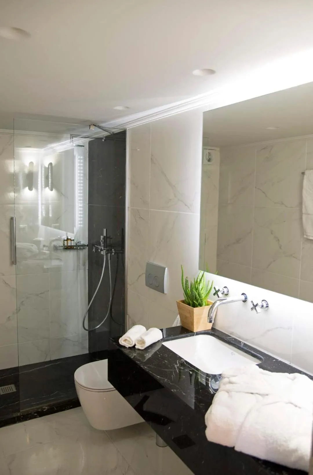 Shower in Four Streets Athens - Luxury Suites Apartments in Athens