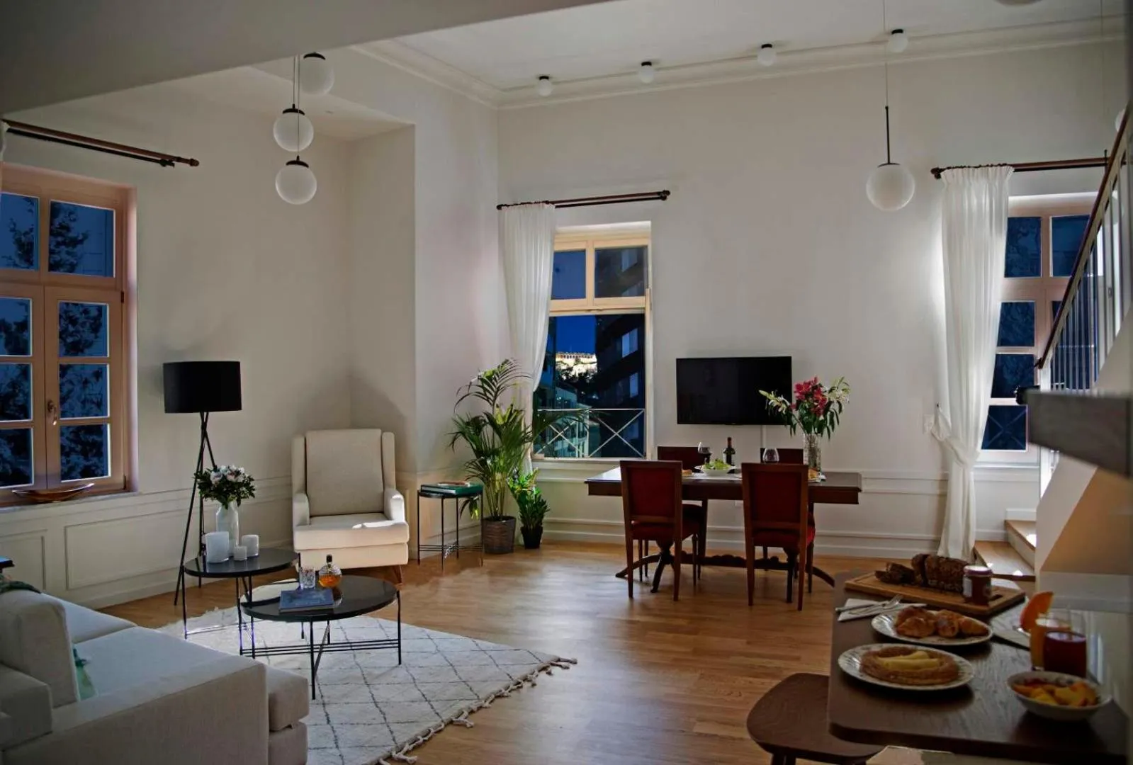 Living room in Four Streets Athens - Luxury Suites Apartments in Athens