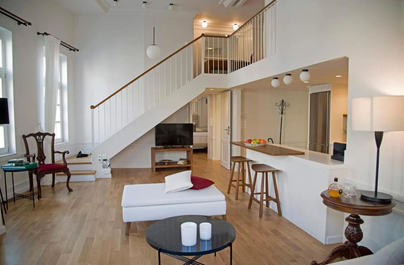 Seating area in Four Streets Athens - Luxury Suites Apartments in Athens