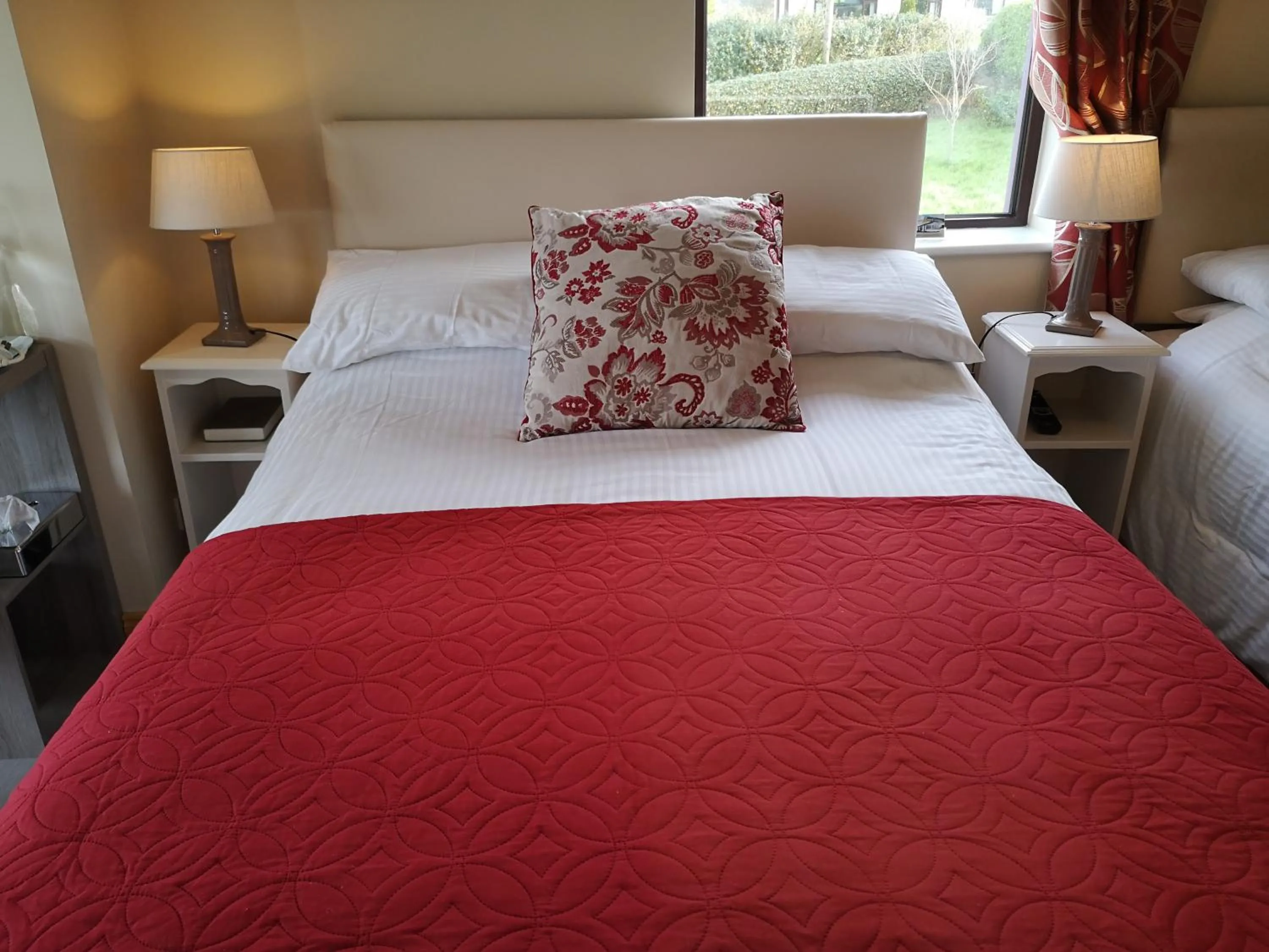 Decorative detail, Bed in Mount Edward Lodge