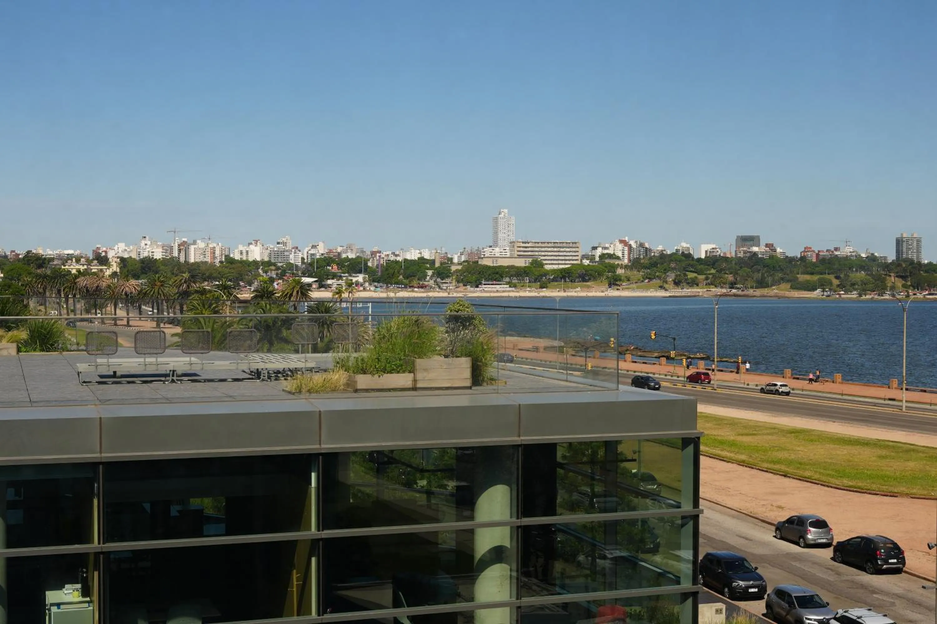 View (from property/room) in ibis Montevideo Rambla