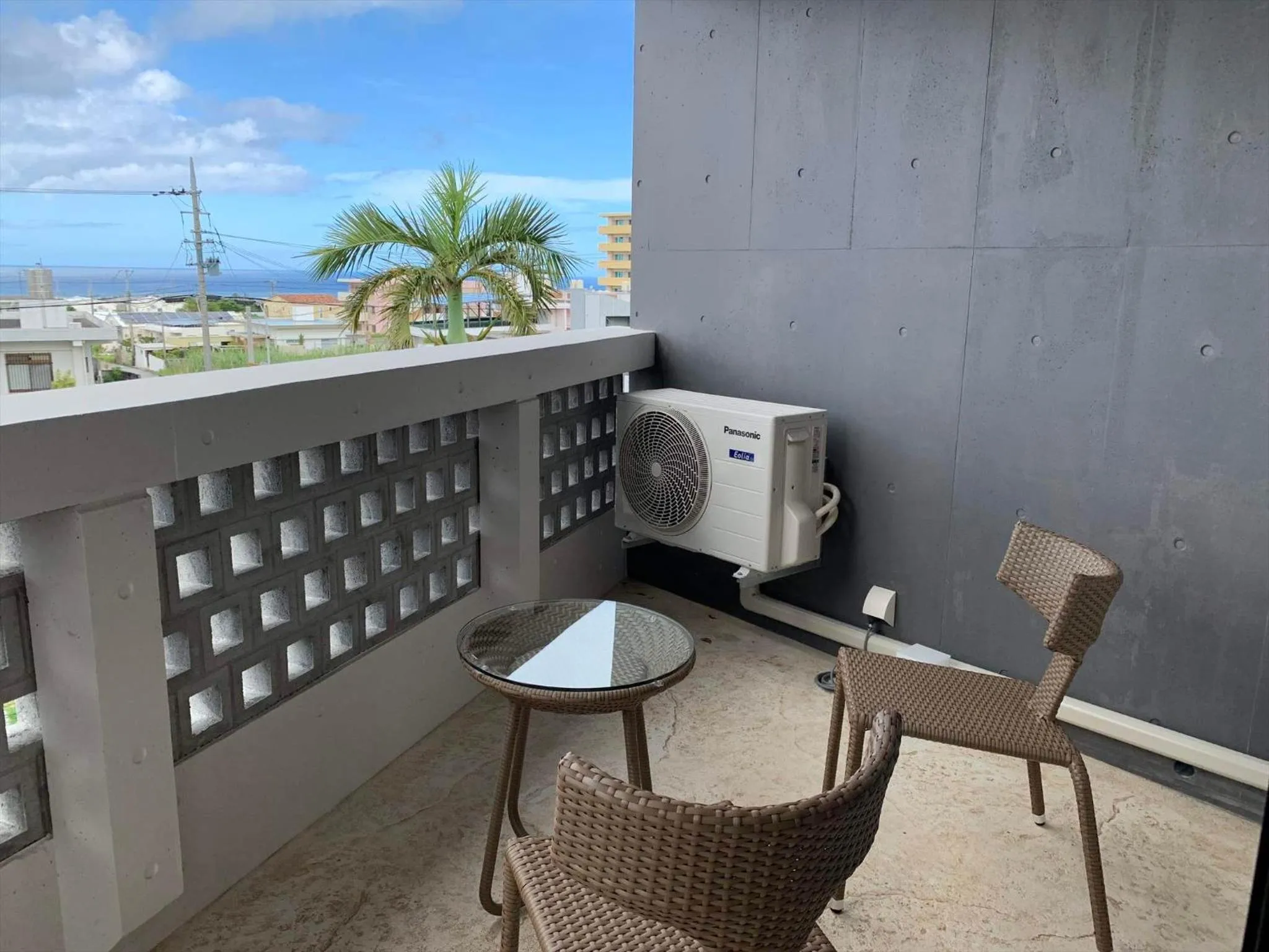 Balcony/Terrace in Yomitan Condhotel ND