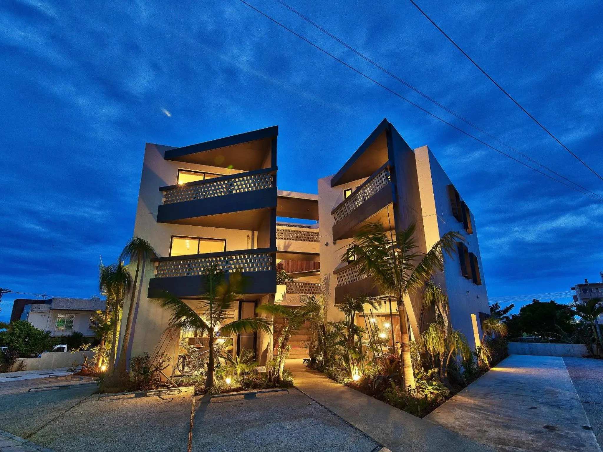 Property building in Yomitan Condhotel ND