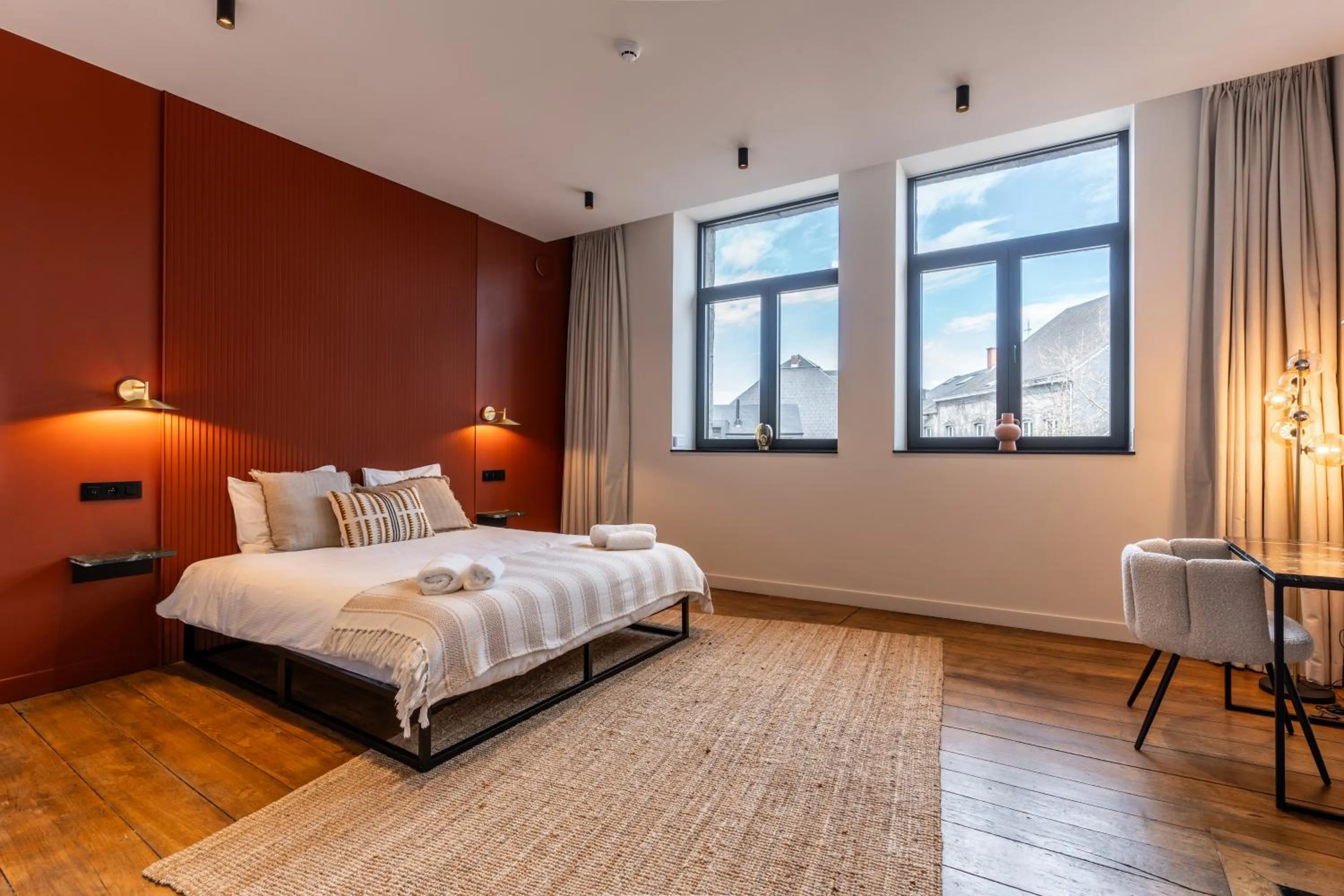 Bedroom, Bed in Hôtel Le Manoir