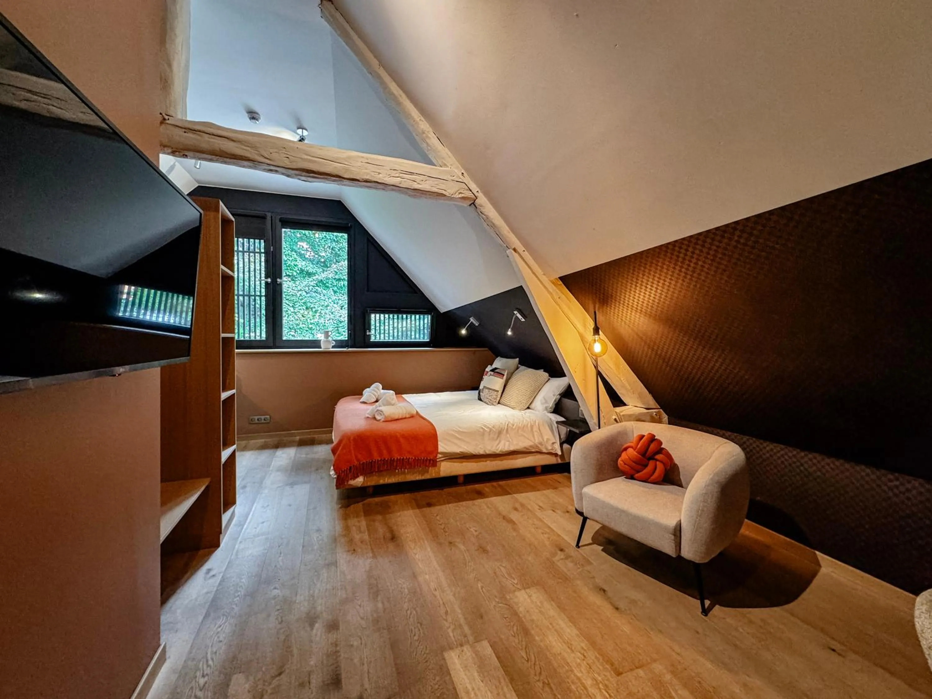 Photo of the whole room, Bed in Hôtel Le Manoir